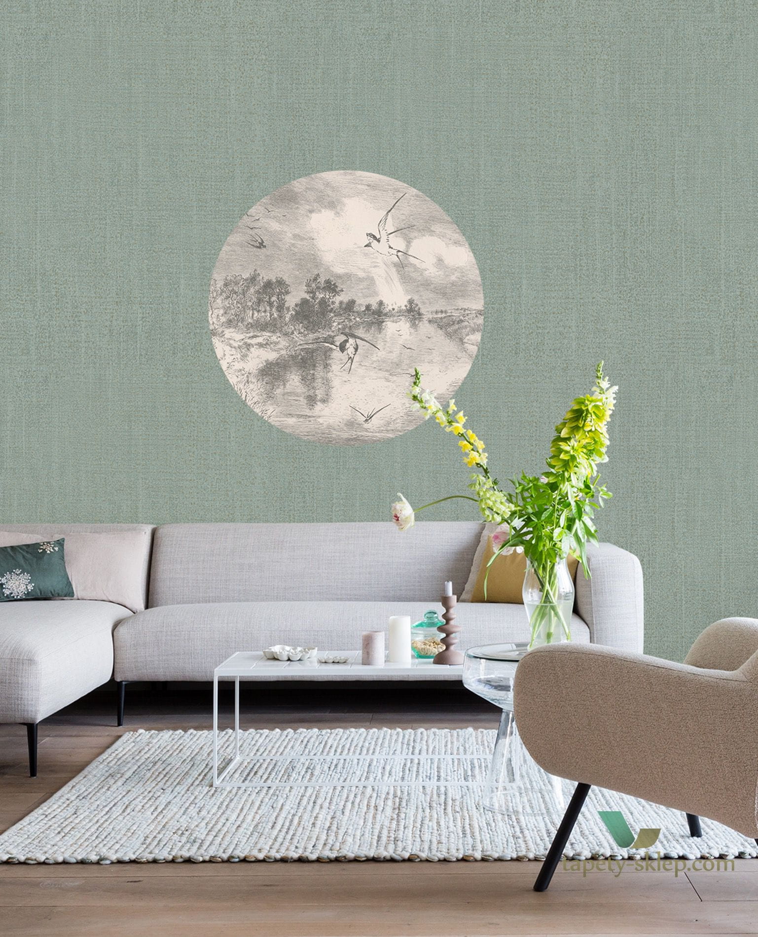 Mural Okrągły 300330 Wallpower Circles