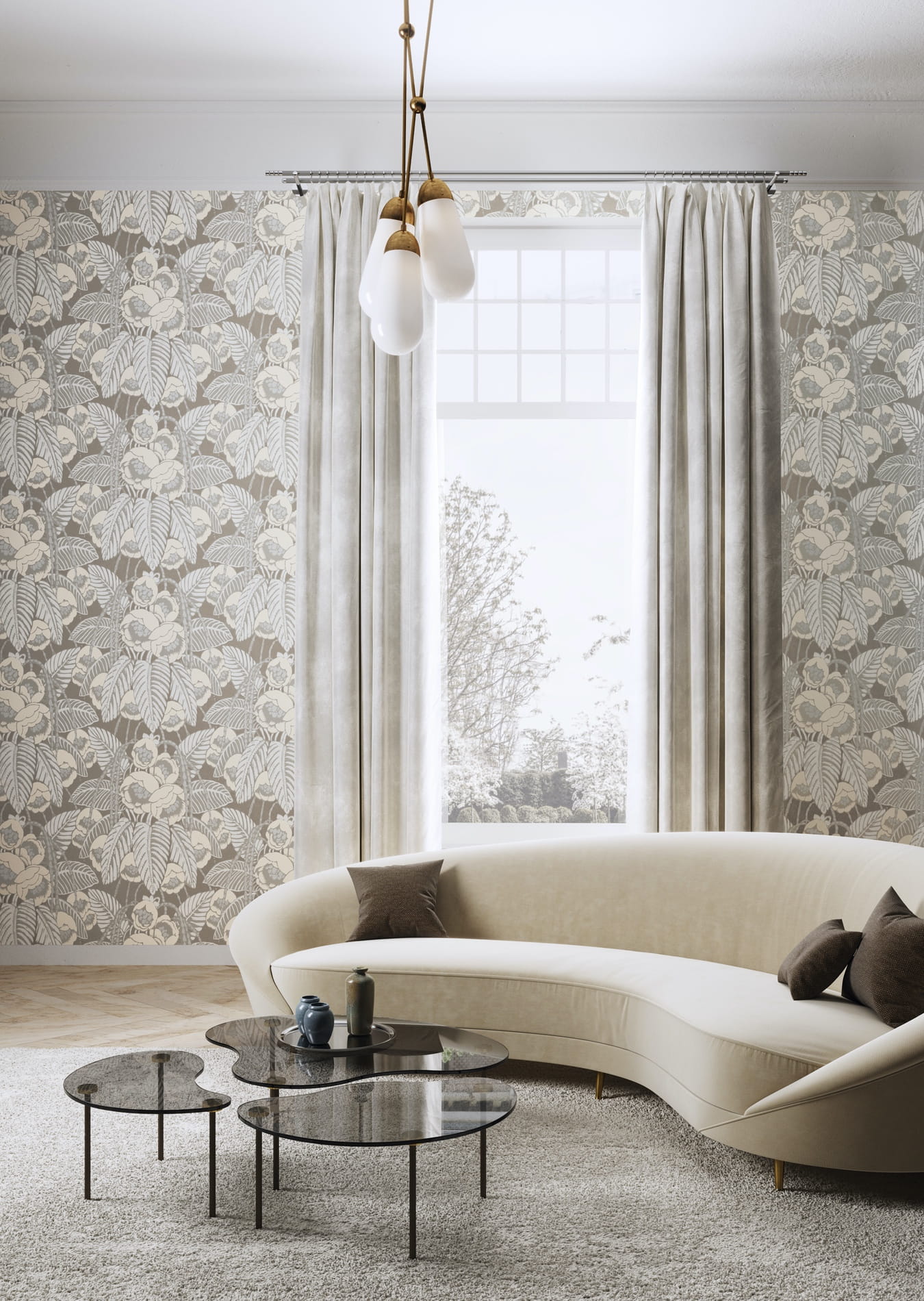 Tapeta Kwiaty Khroma AGA301 Gladis Agathe