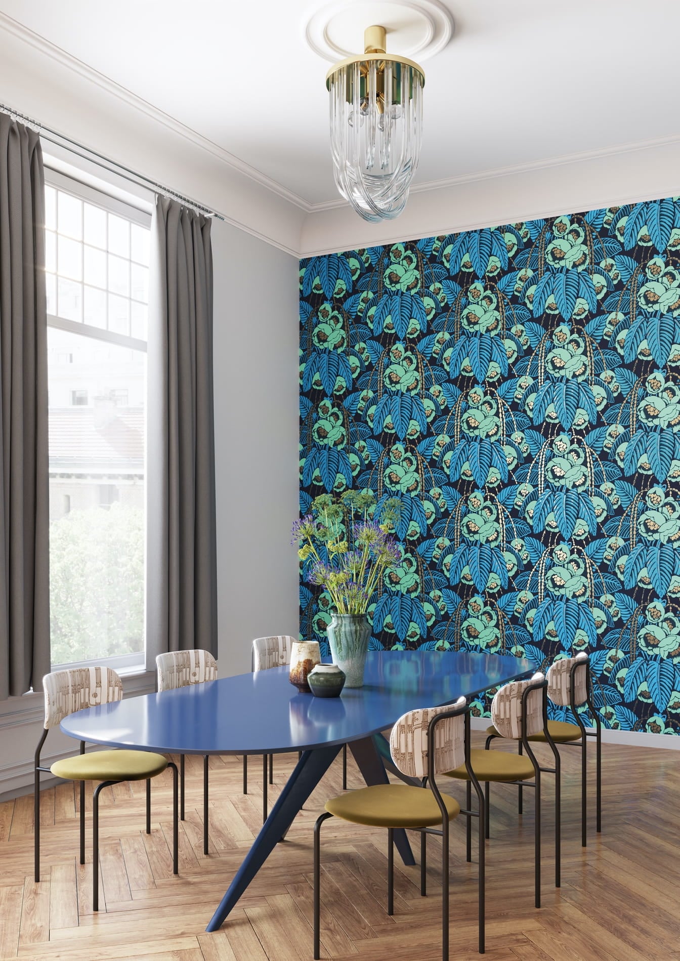 Tapeta Kwiaty Khroma AGA303 Gladis Agathe