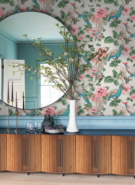 Tapeta Ptaki Kwiaty York NV5519 Garden Plume Modern Heritage