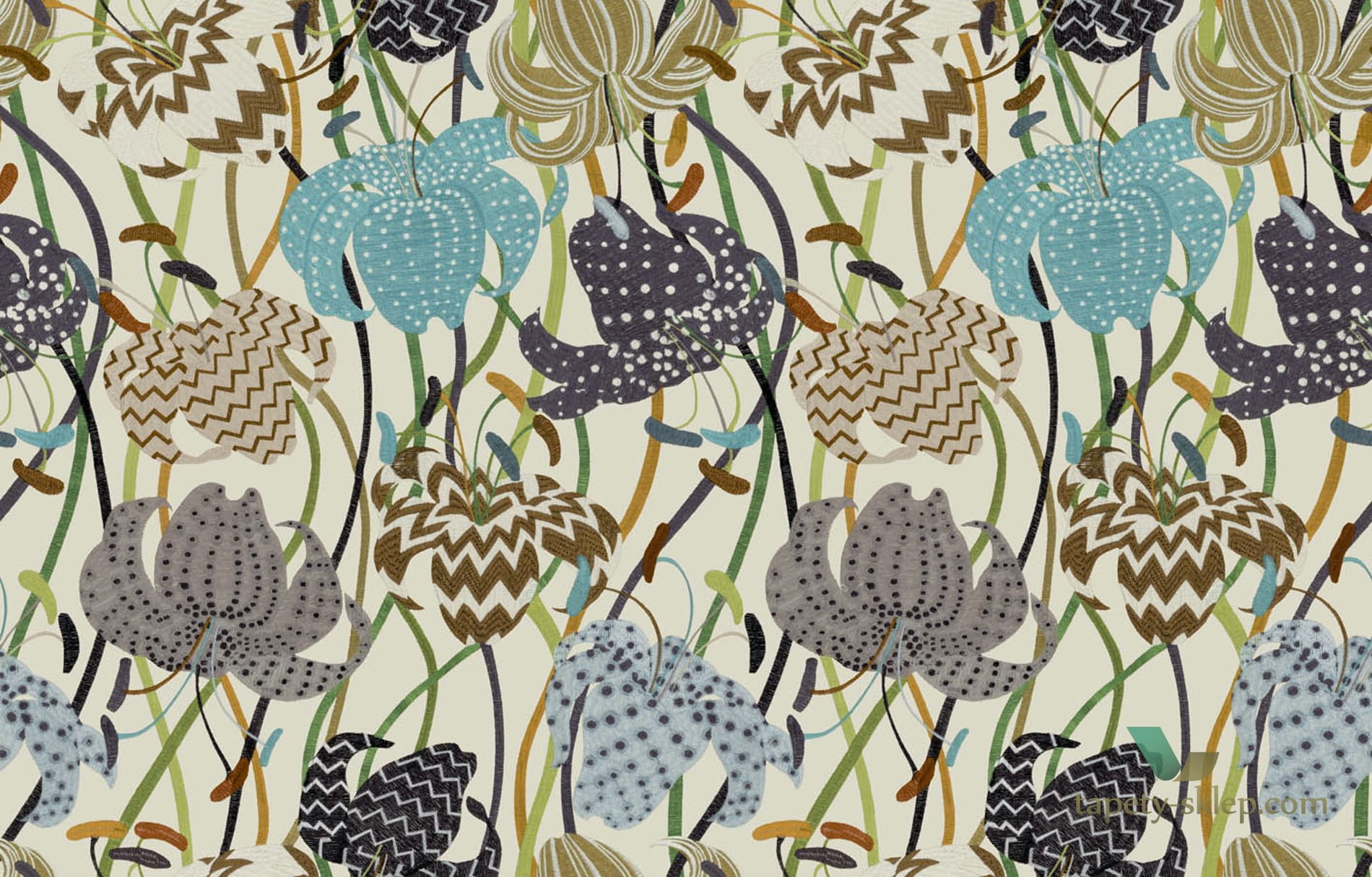 Tapeta Lilie Jannelli & Volpi 10230 Lilium Missoni Home 03