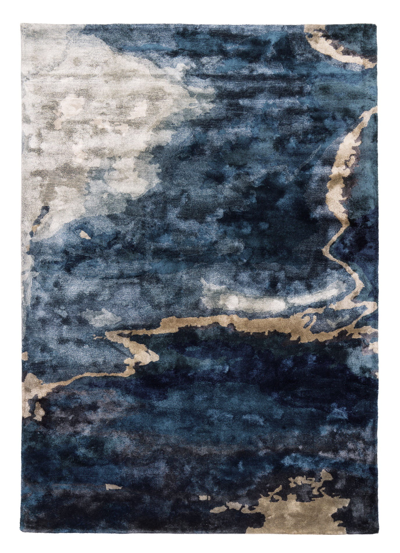 Dywan Marmur Carpet Decor Escape Blue Handmade Collection