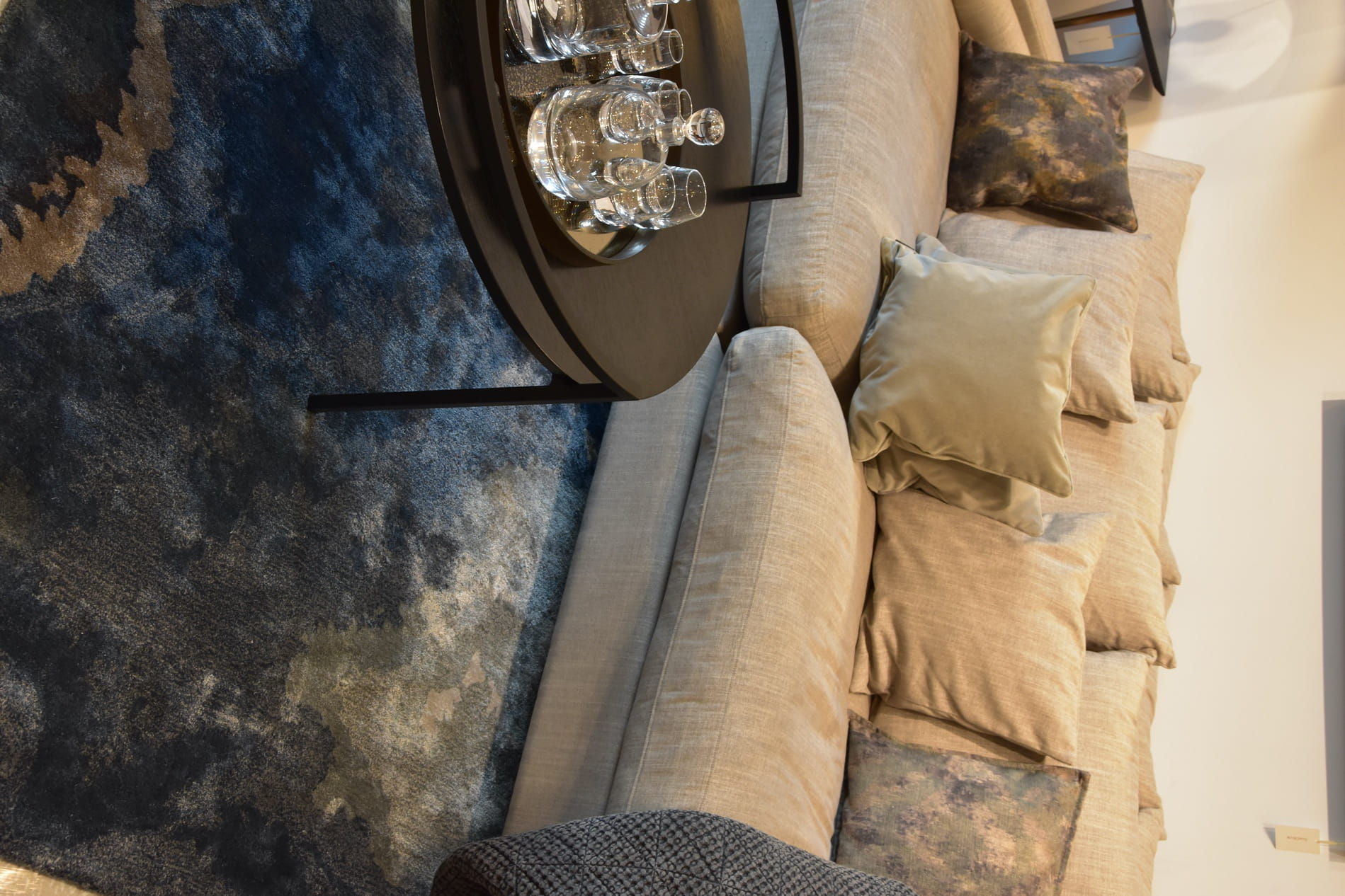 Dywan Marmur Carpet Decor Escape Blue Handmade Collection