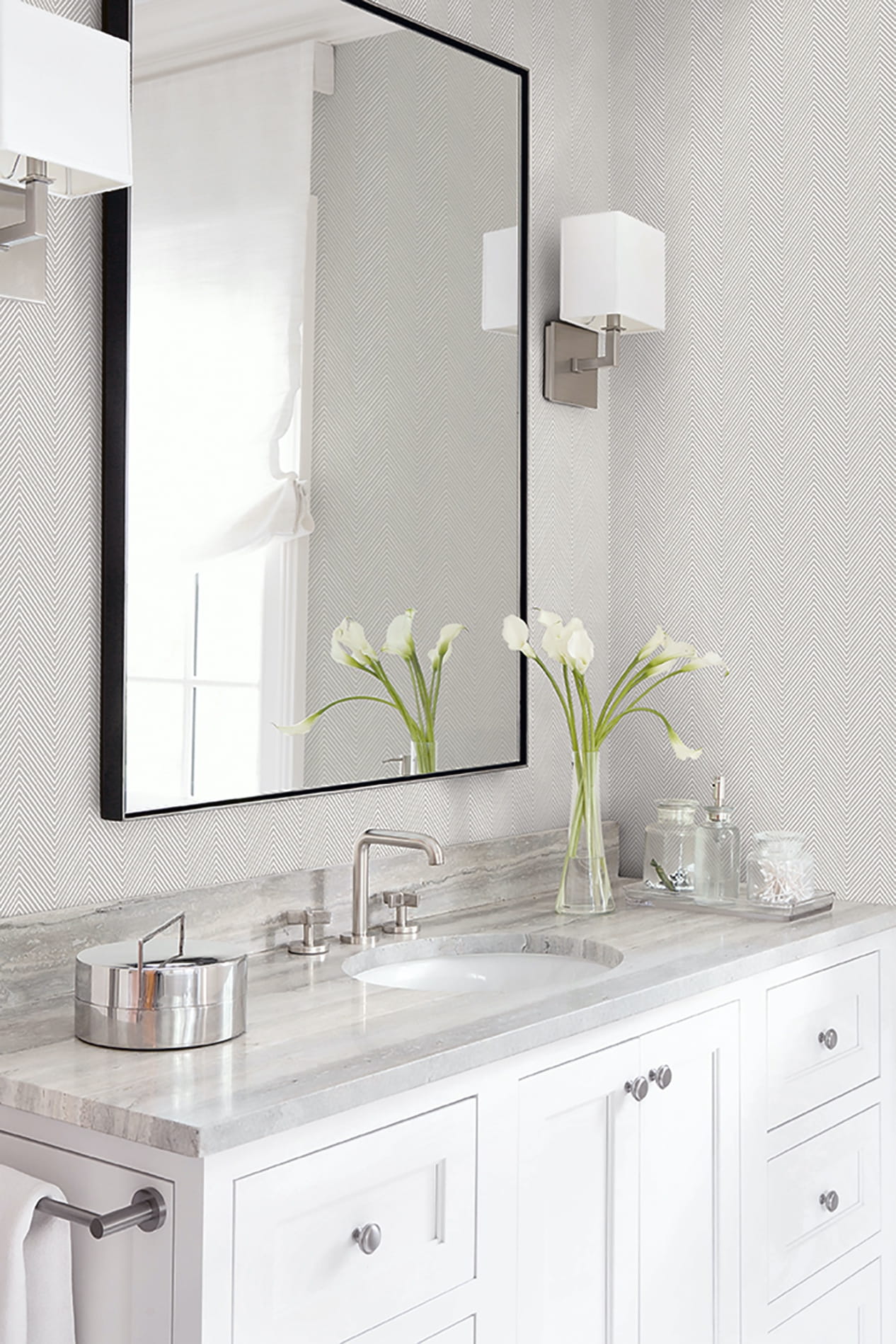 Tapeta Zygzaki Wallquest SY20500 Pure Elements Paper & Ink