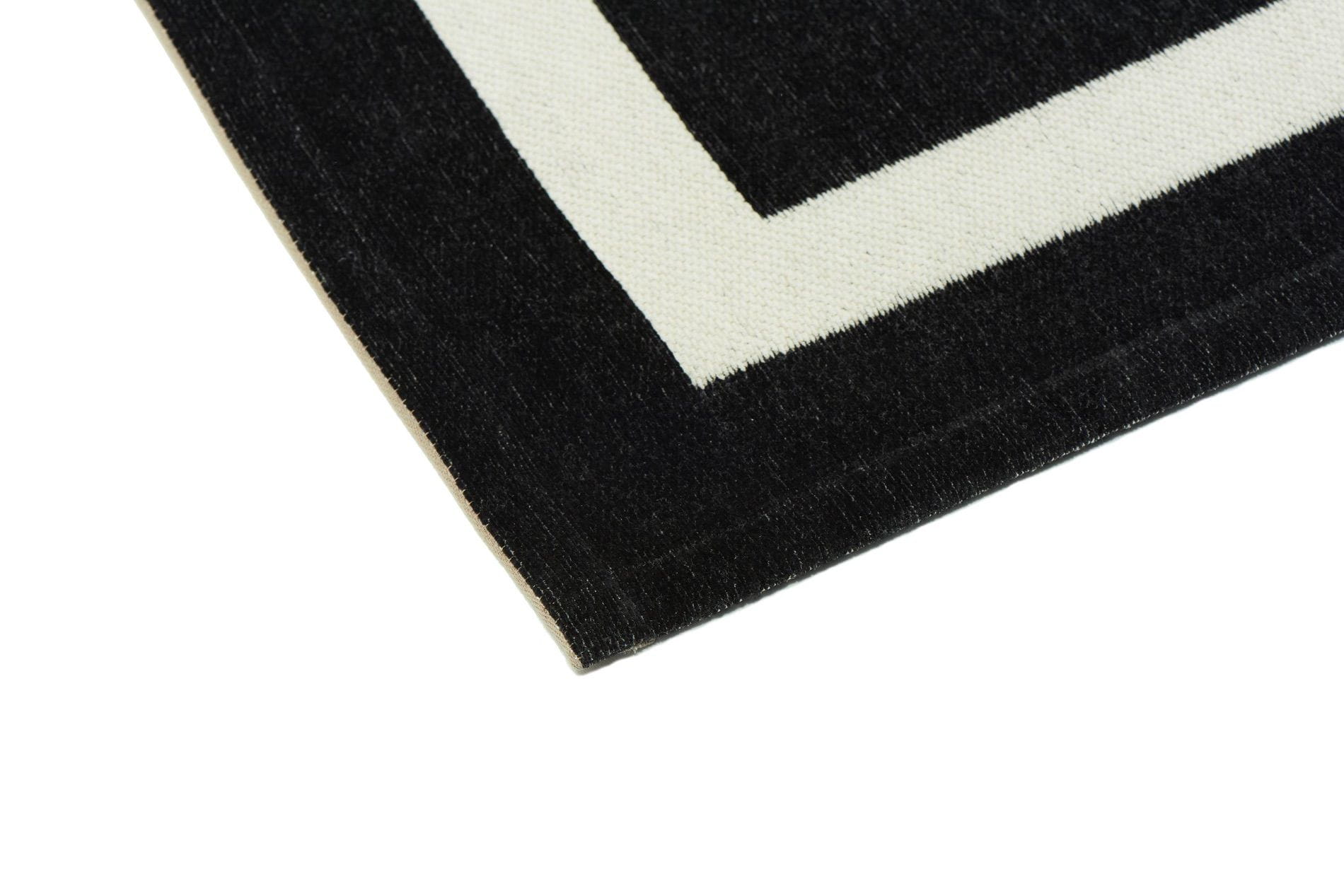 Dywan Geometryczny Czarny Carpet Decor Hampton Black Art Deco Collection
