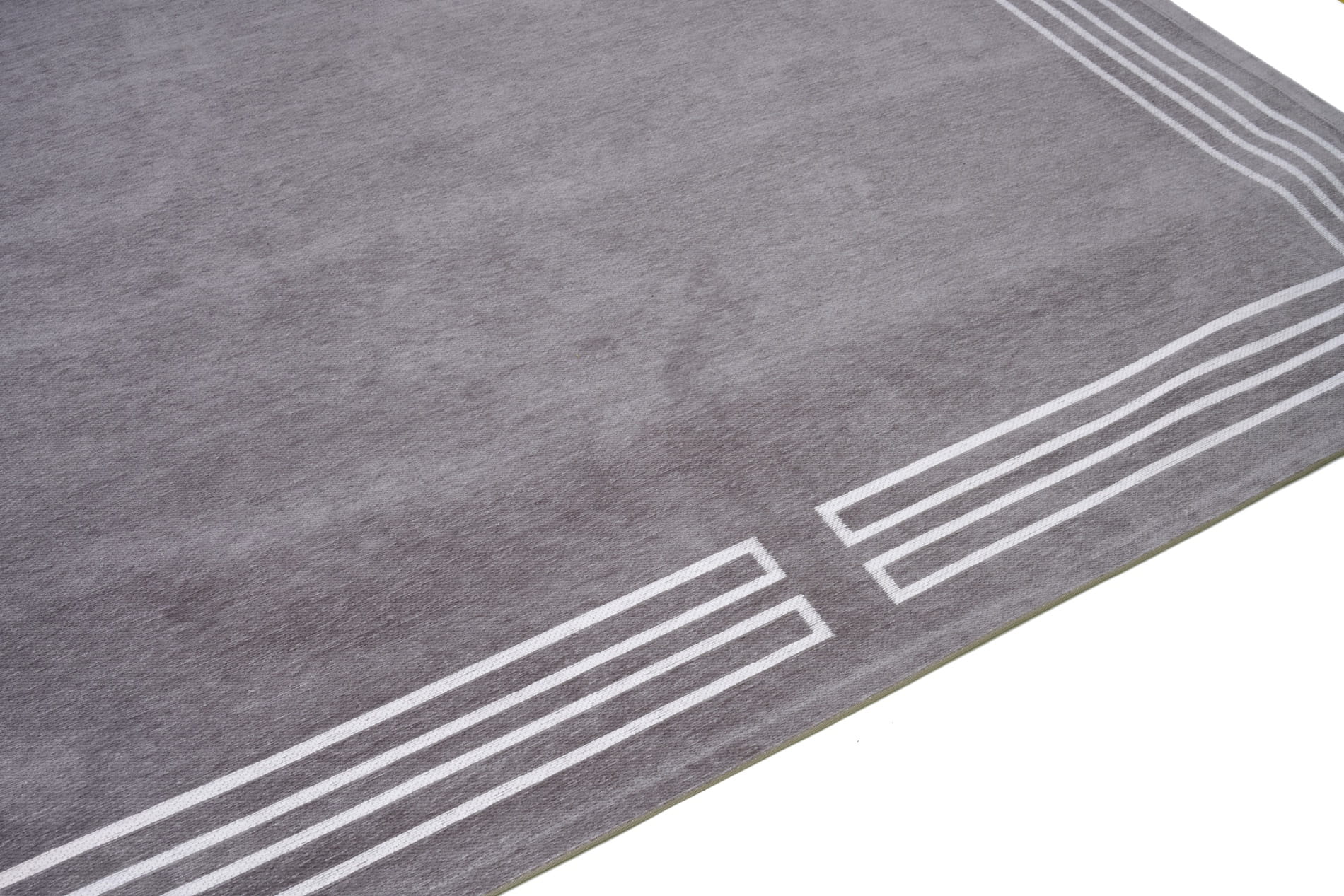 Dywan Geometryczny Szary Carpet Decor Royal Grey Art Deco Collection