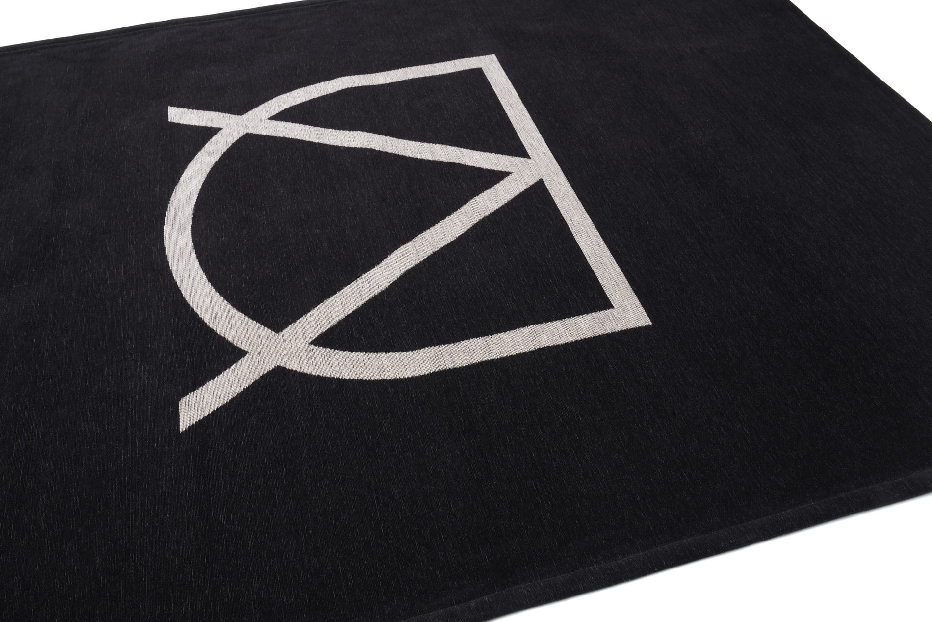Dywan Geometryczny Czarny Carpet Decor Signum Black Art Deco Collection