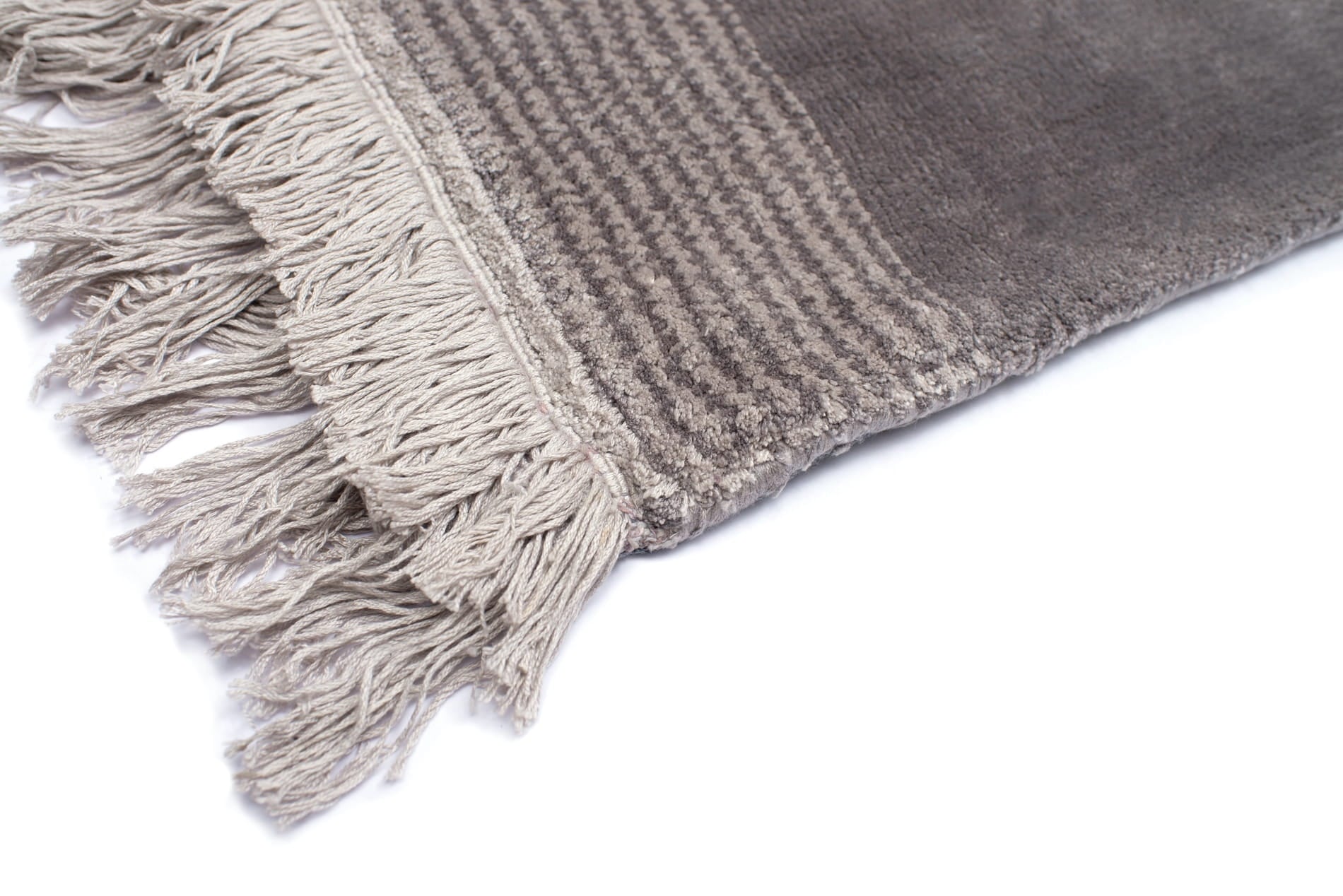 Dywan z frędzelkami Szary Carpet Decor Horizon Gray Handmade Collection