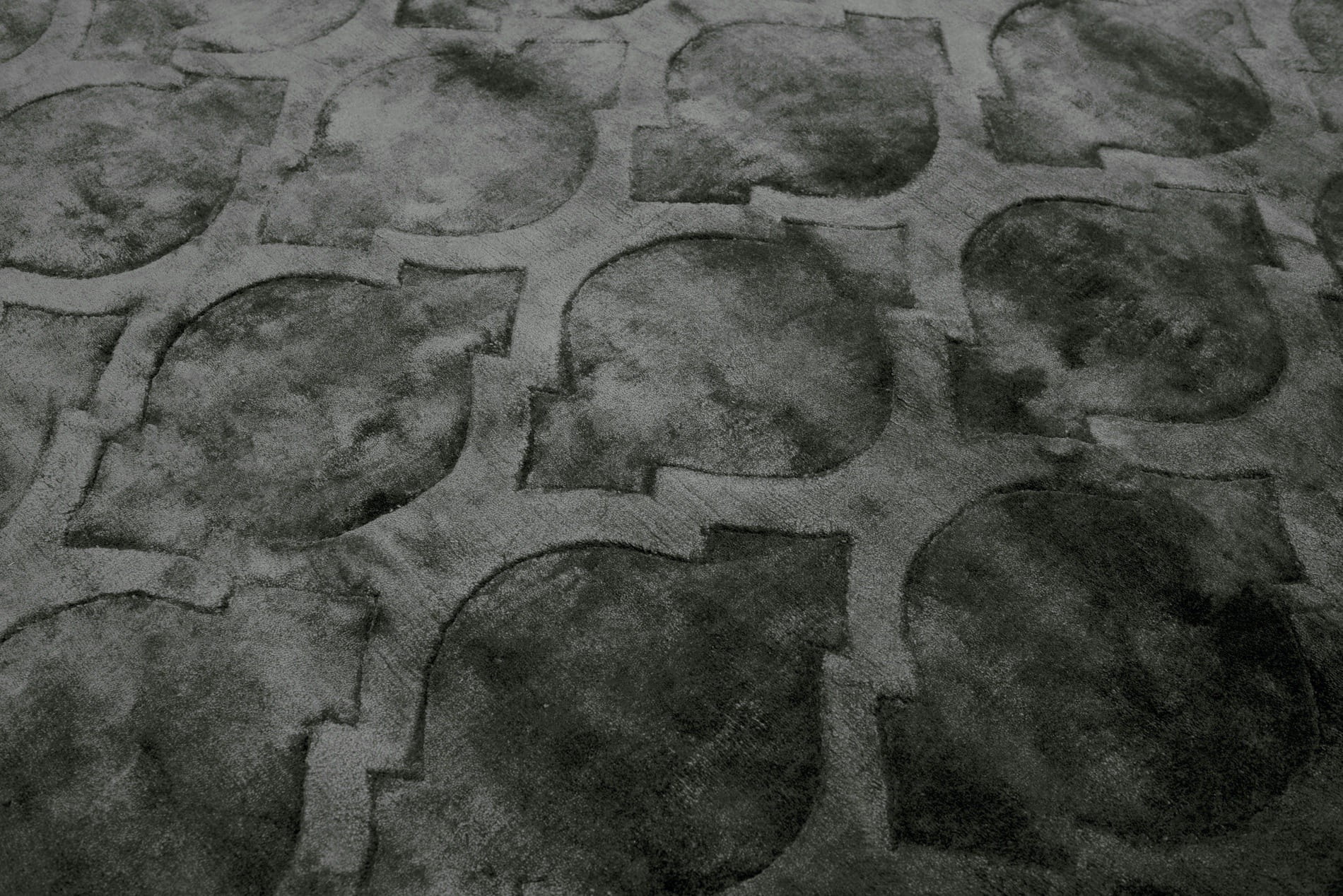 Dywan Koniczyna Marokańska Carpet Decor Tanger Dark Gray Handmade Collection