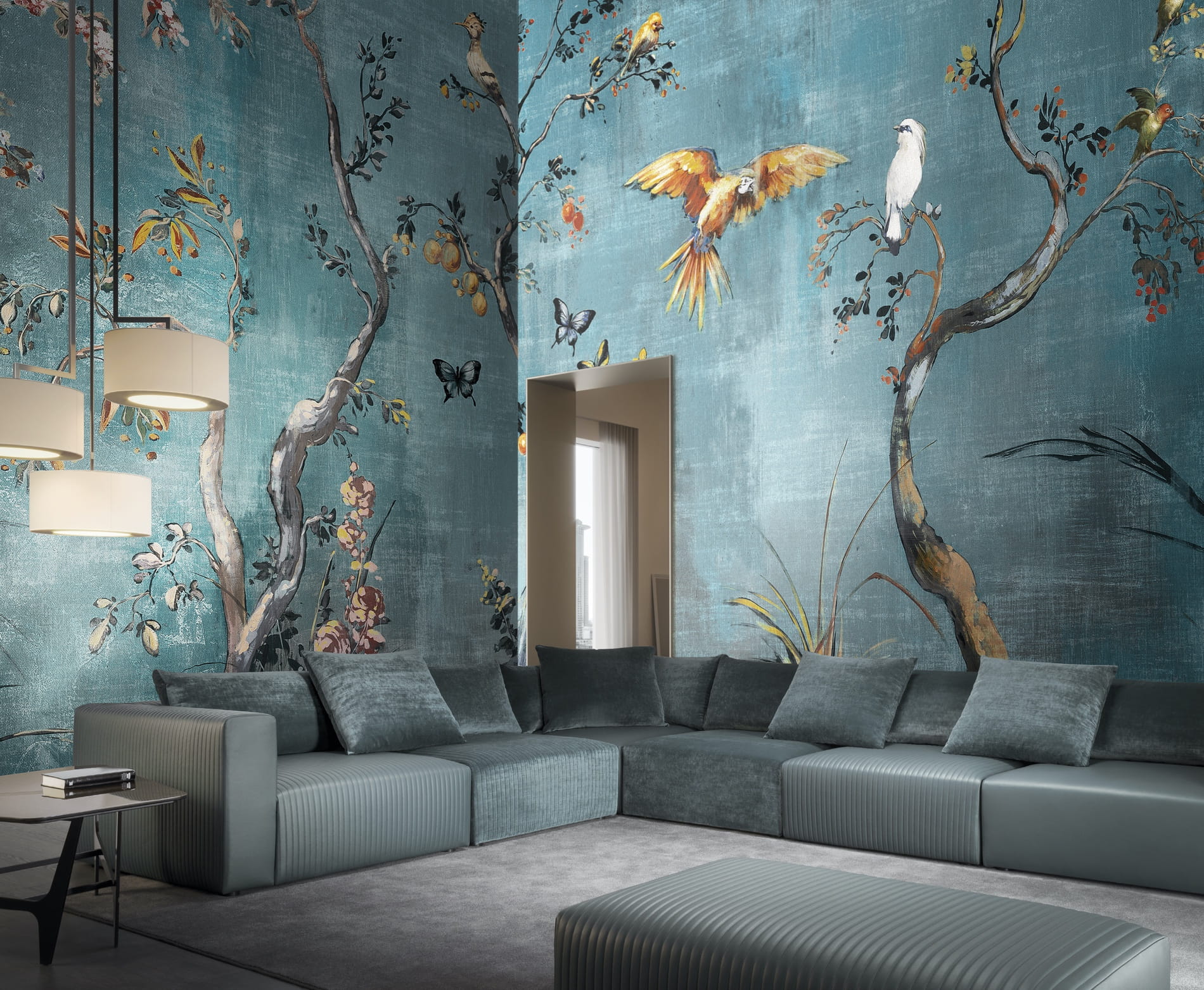 Tapeta Egzotyczna Inkiostro Bianco INKUAHB1902a Ibis Sang Real