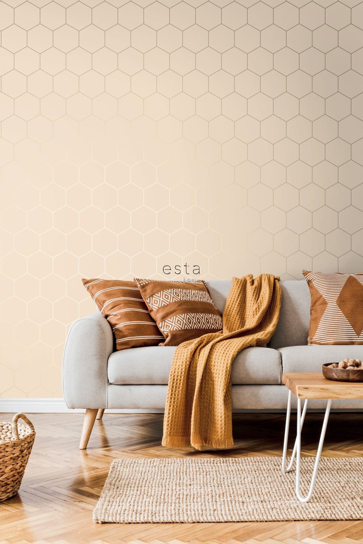 Tapeta Heksagony Esta 139226 Art Deco