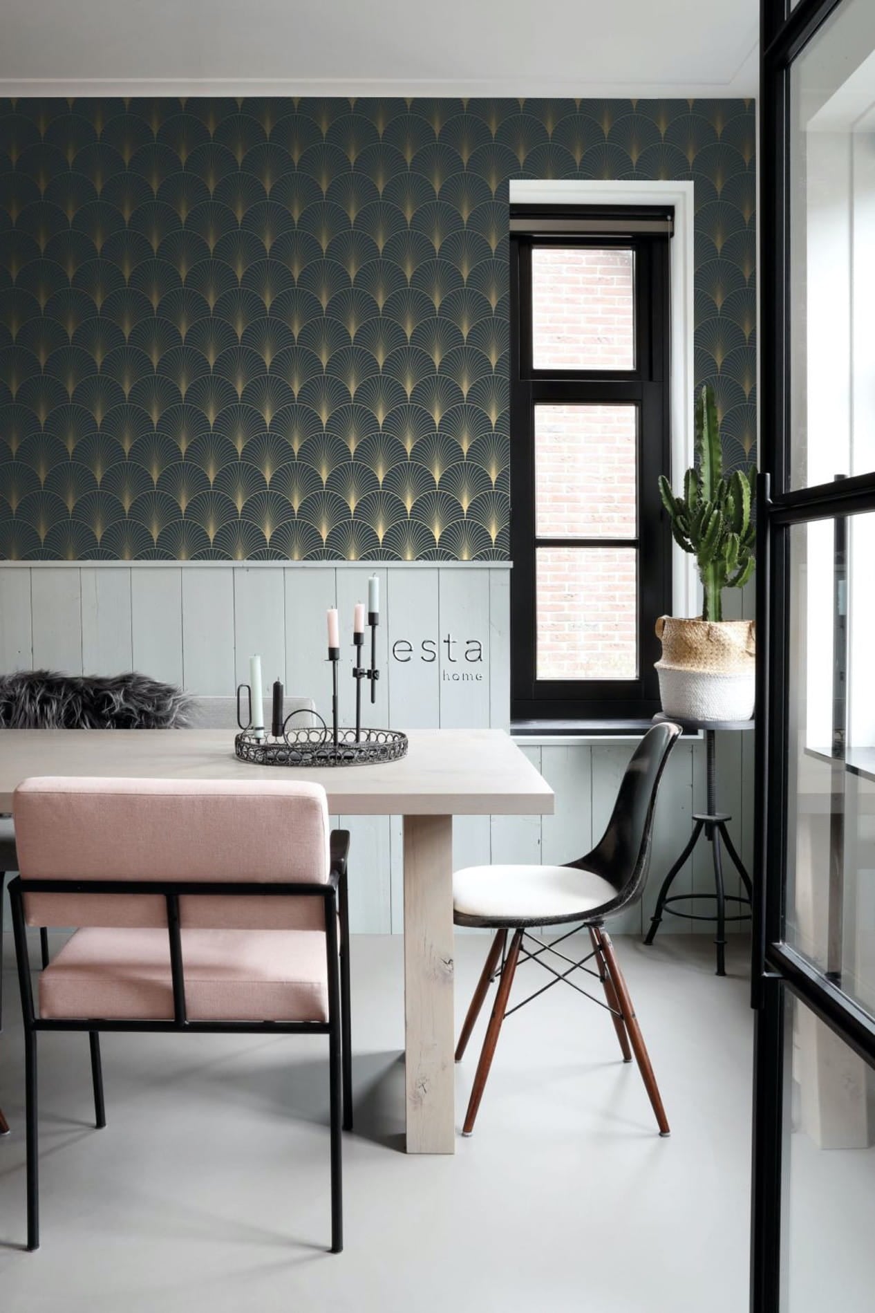 Tapeta Wachlarze Esta 139231 Art Deco