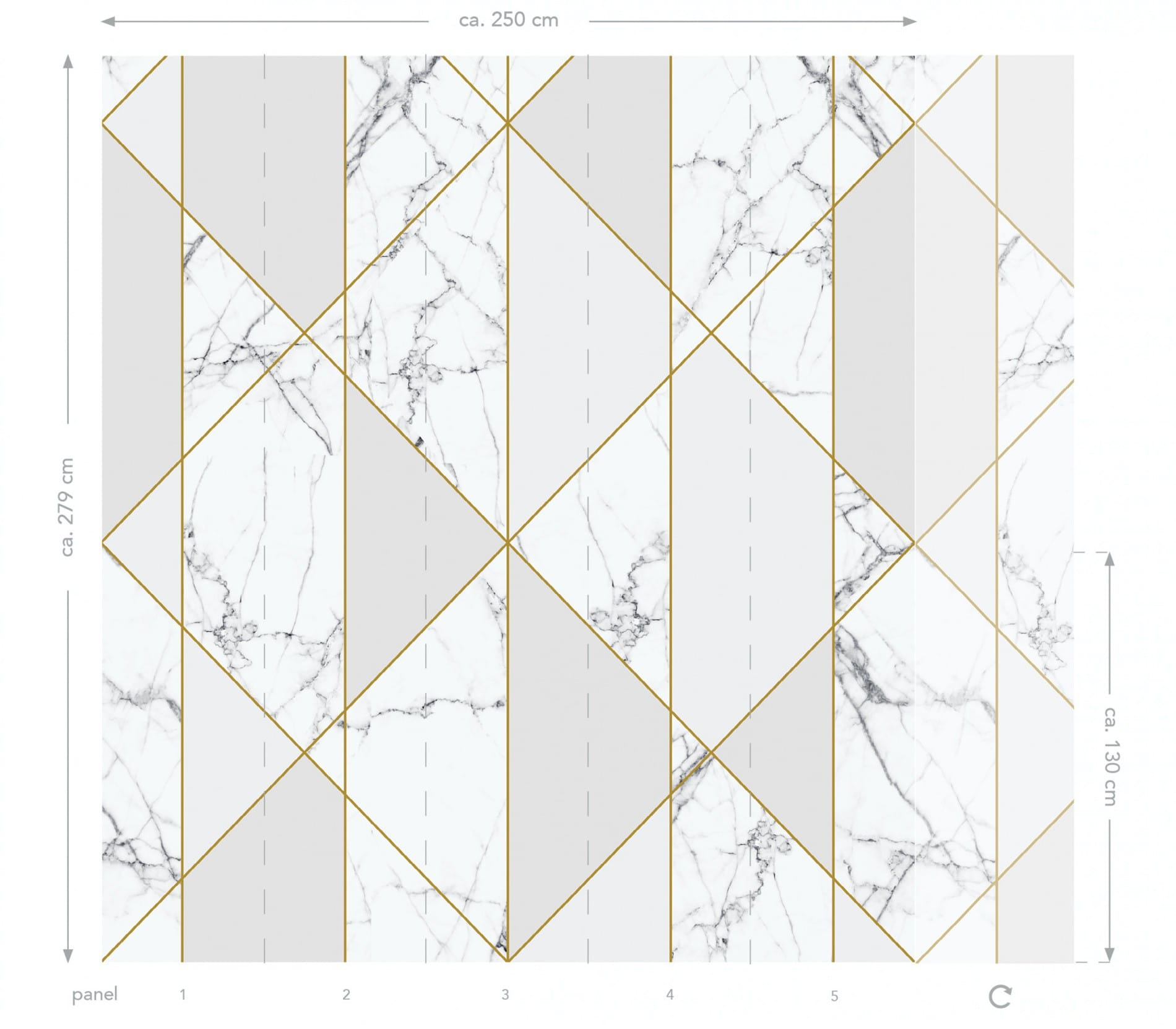 Mural Marmur Esta 158965 Art Deco