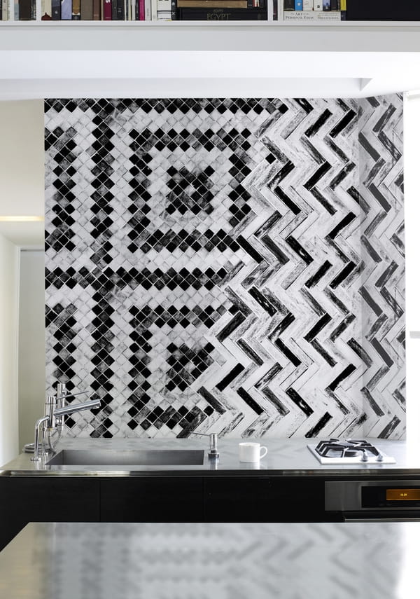 Fototapeta pod prysznic WET_CR1501 Criss-cross Wall and Deco