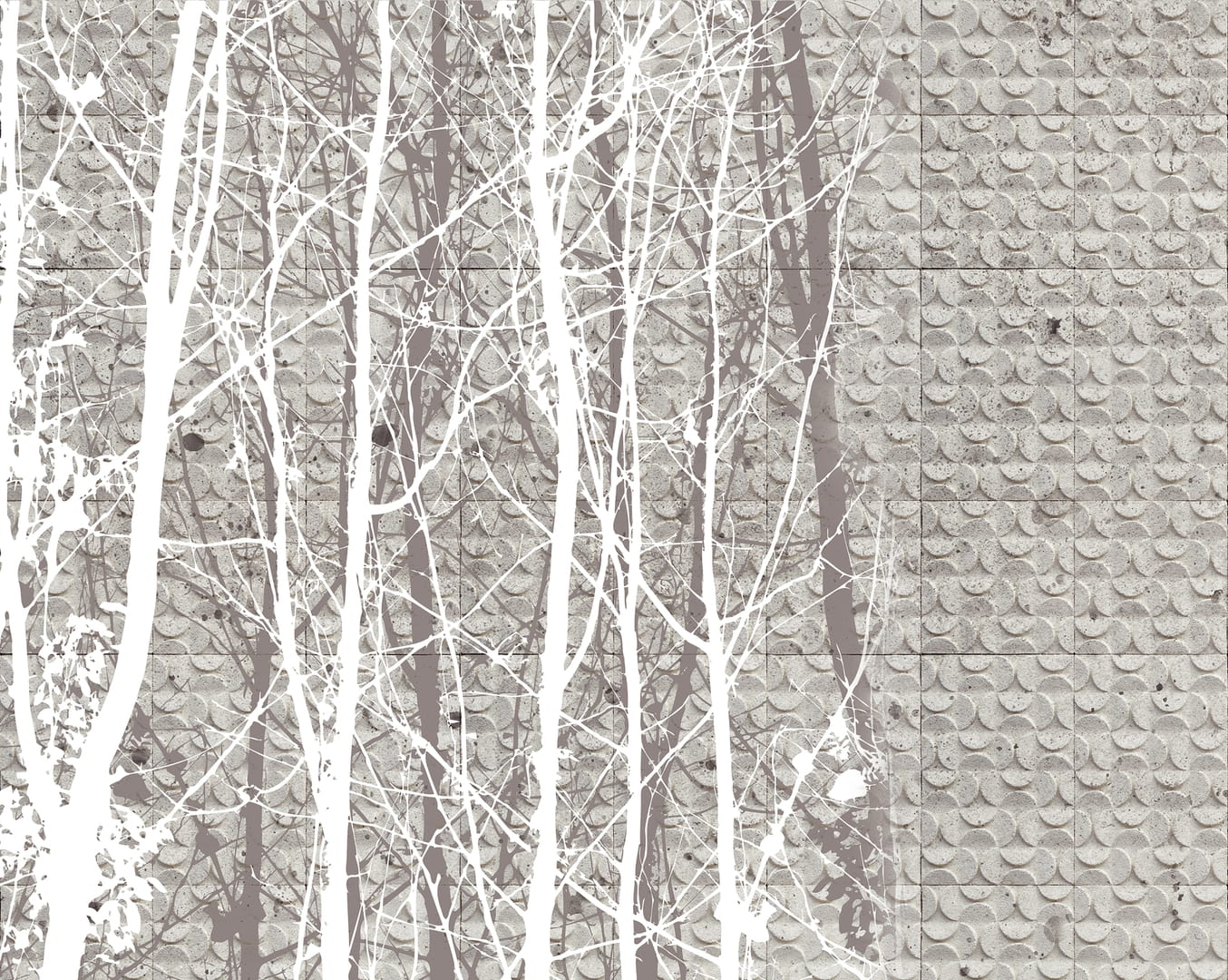 Fototapeta pod prysznic w drzewa i kafle WET_FG1501 Fagales Wall and Deco