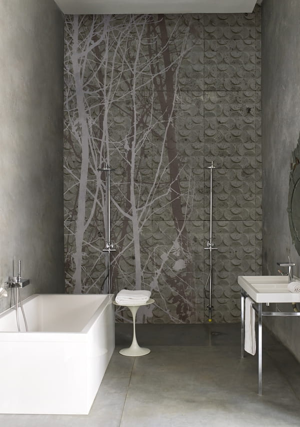 Fototapeta pod prysznic w drzewa i kafle WET_FG1502 Fagales Wall and Deco