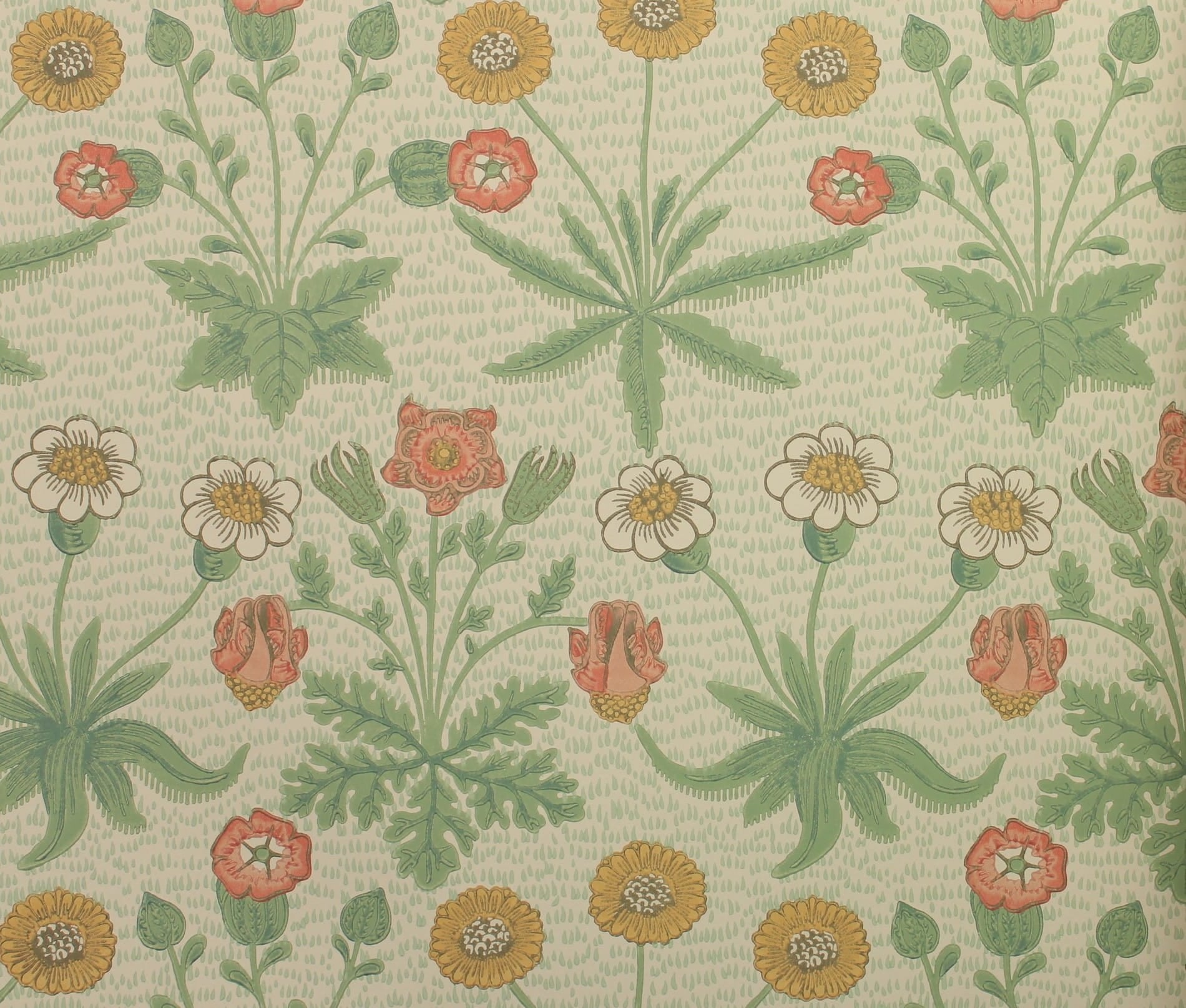 Tapeta Łąka Morris & Co. 216838 Daisy Compilation