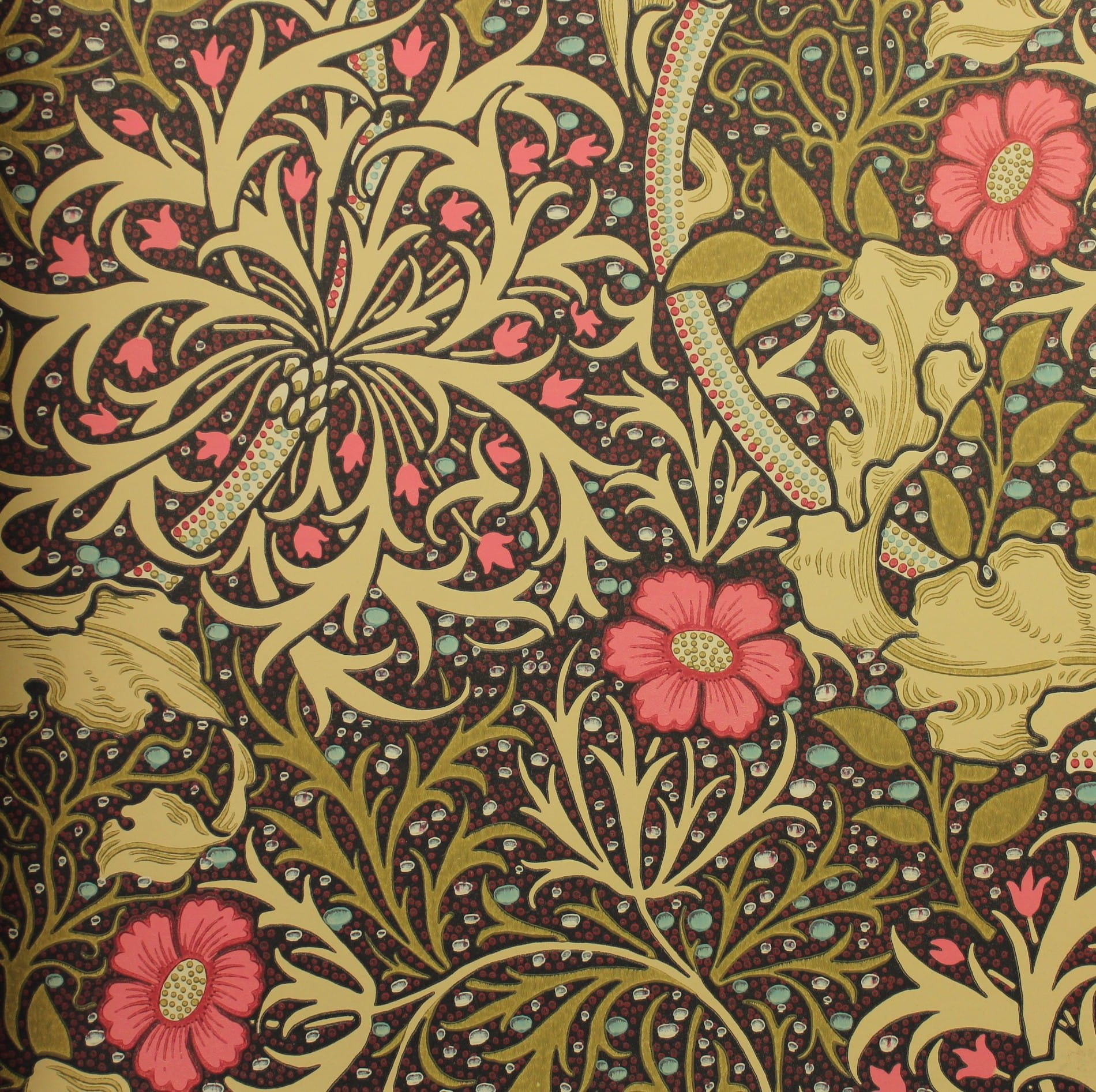 Tapeta Roślinna Morris & Co. 216851 Morris Seaweed Compilation