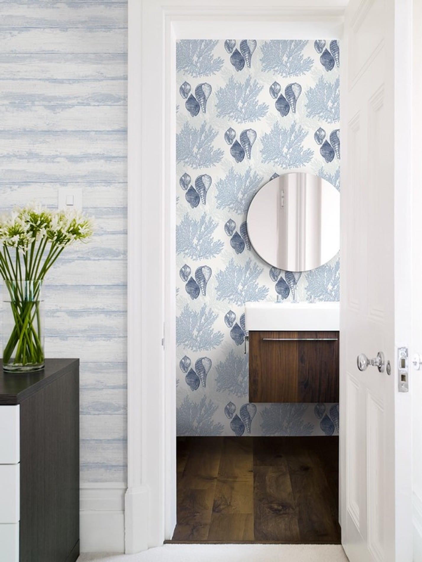 Tapeta w muszle i koralowce Wallquest EC81200 Nauset Newport