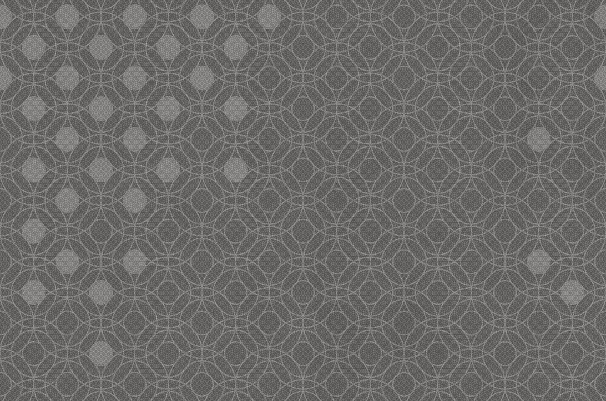 Tapeta z okręgami Tecnografica 56603 Denim Dark Grey