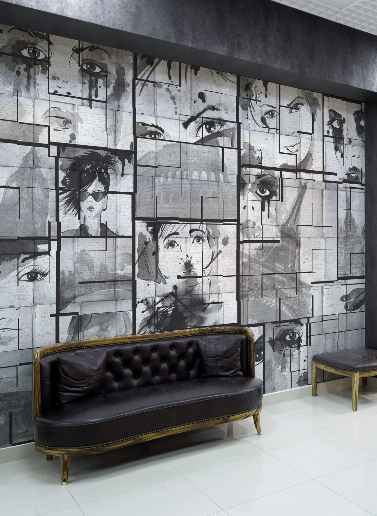 Tapeta Komiks Tecnografica 62473 Comix Black And White