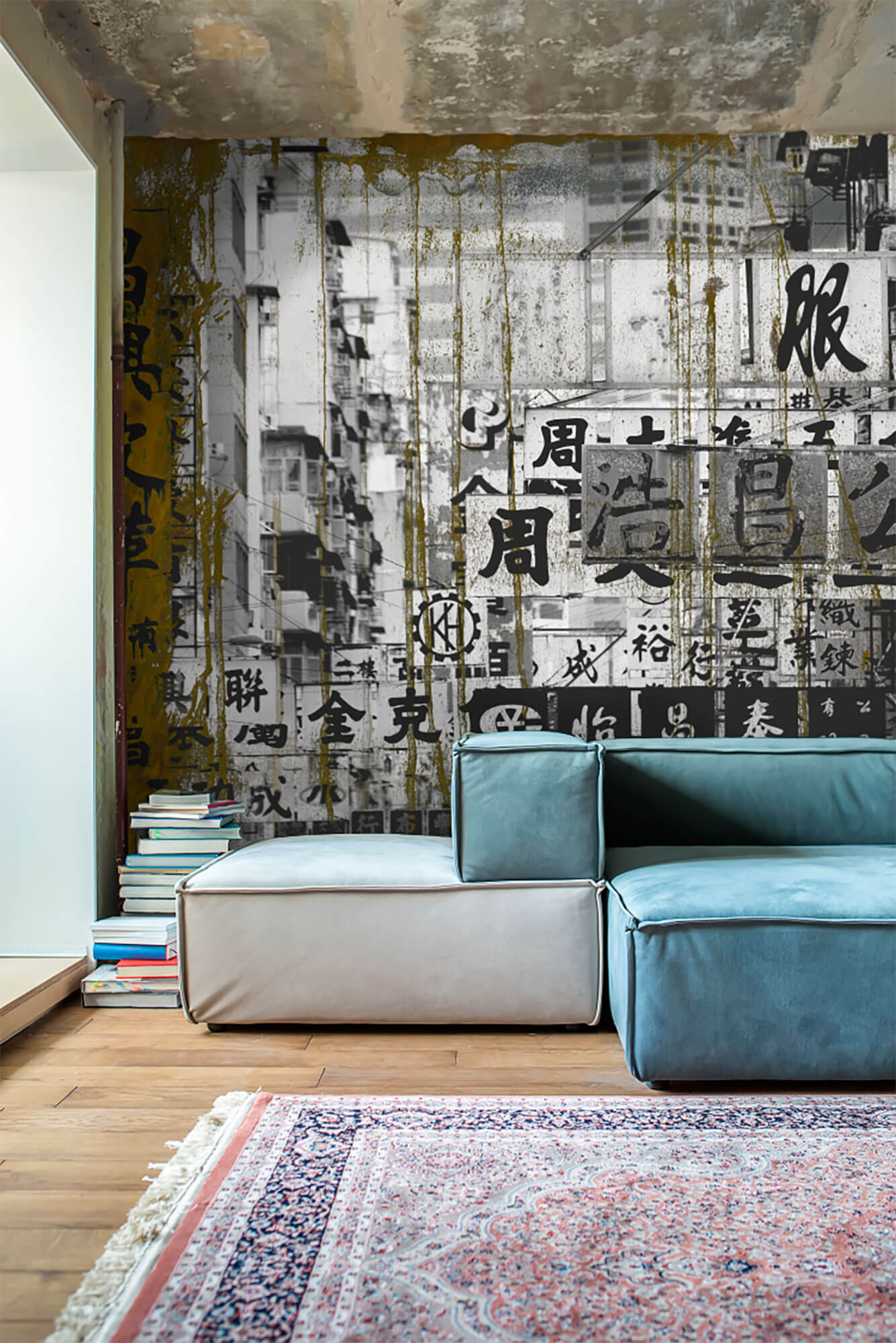 Tapeta Chińskie Miasto Tecnografica 65806-3 Hong Kong Oxide