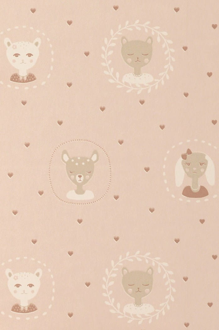 Tapeta dla dzieci Majvillan 148-01 Hearts Poetry