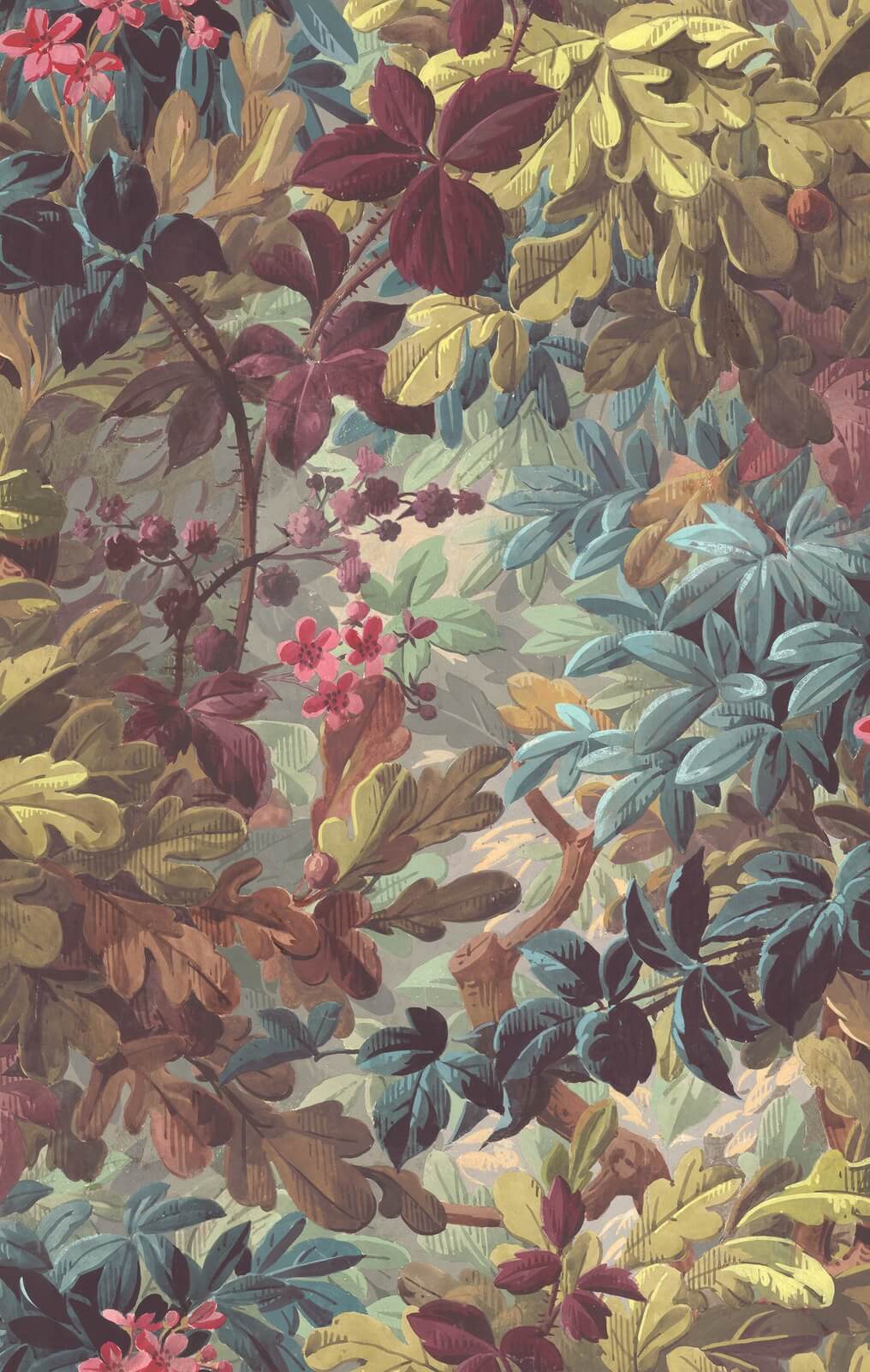 Tapeta roślinna Rebel Walls R17421 Anglessy Plum Oddity