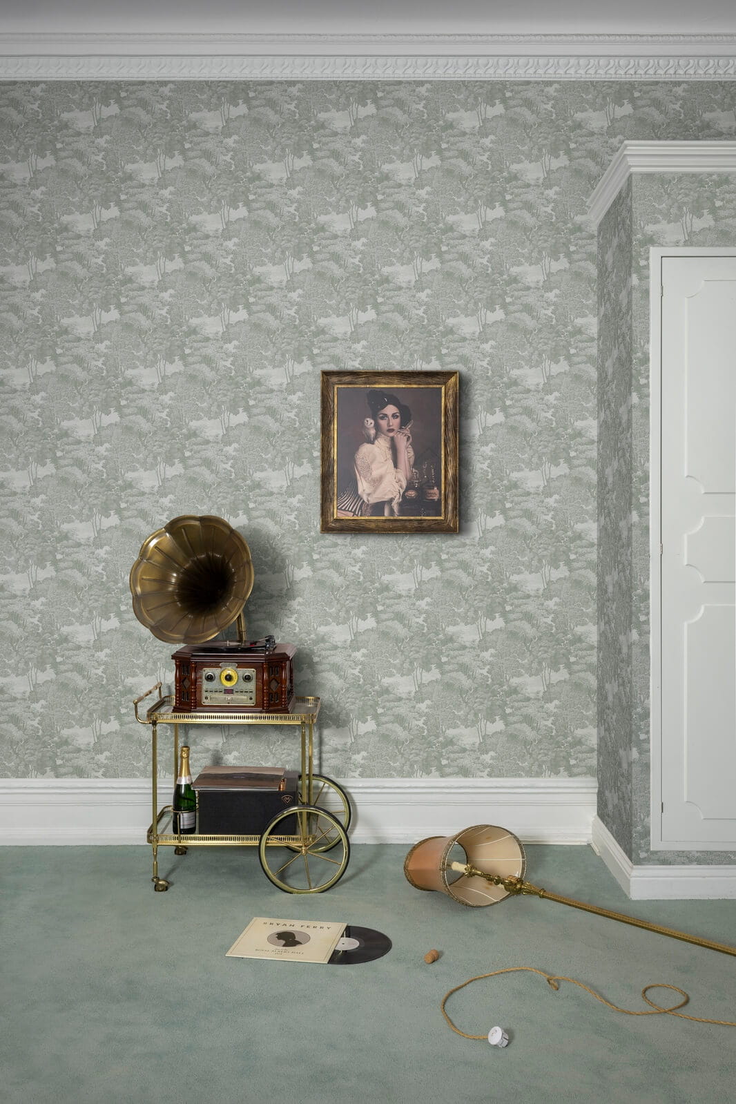 Tapeta w drzewa Rebel Walls R17534 Saint Sebastian Pistachio Oddity