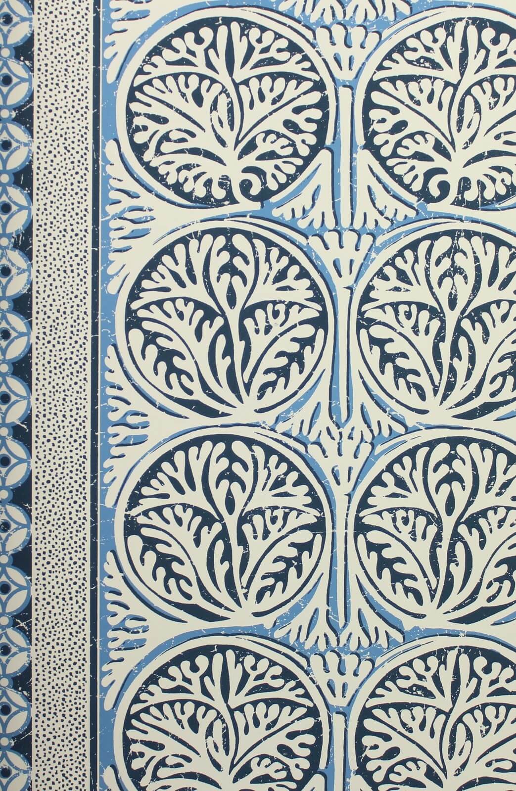 Tapeta w orientalnym stylu Thibaut T88731 Fair Isle Trade Routes