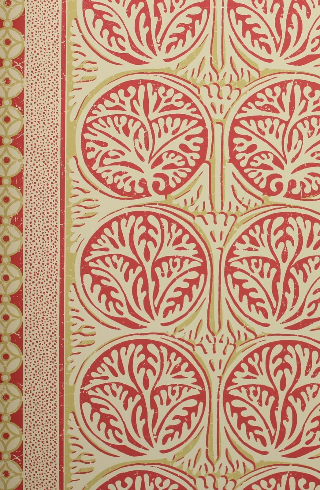 Tapeta w orientalnym stylu Thibaut T88733 Fair Isle Trade Routes