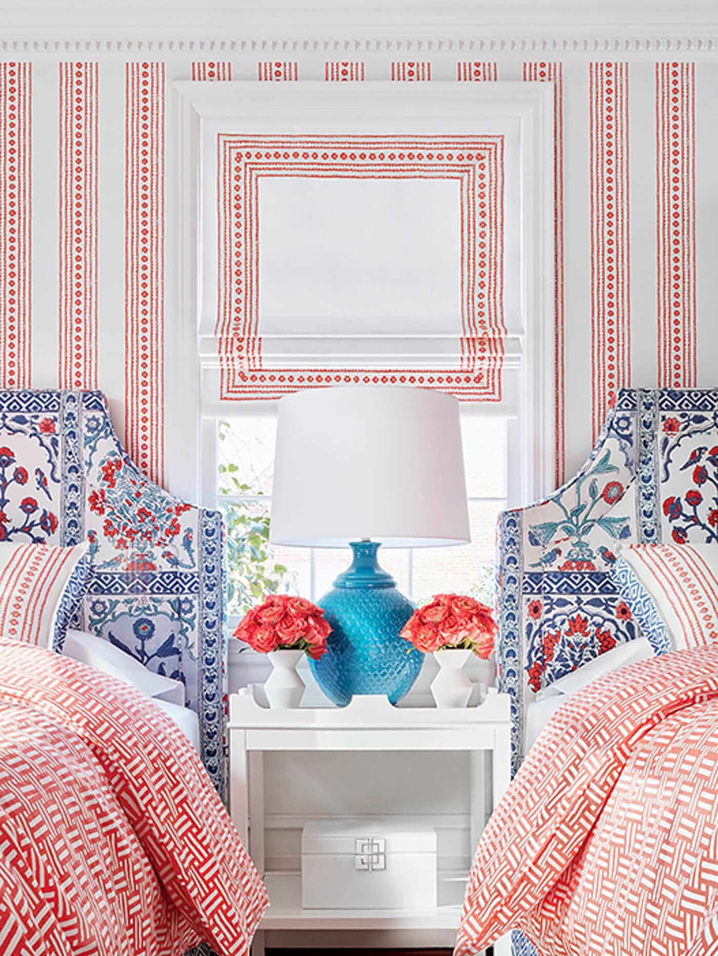 Tapeta w pasy Thibaut T10611 New Haven Stripe Ceylon