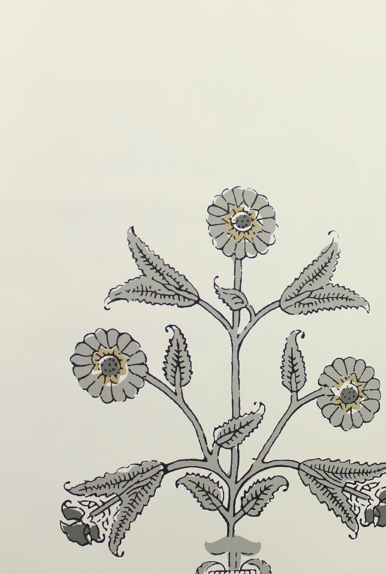 Tapeta kwiaty Thibaut T10666 Indian Flower Ceylon
