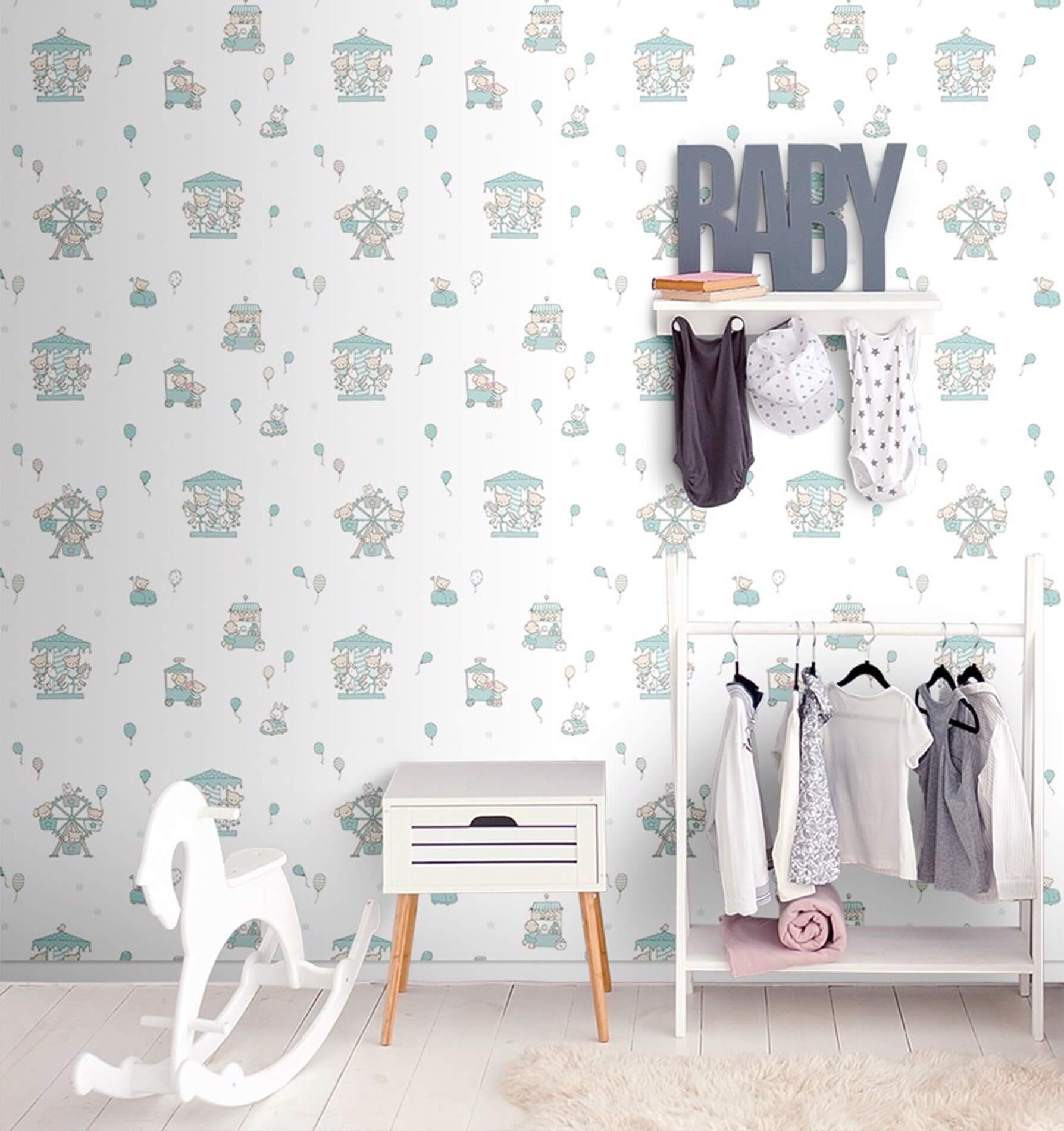 Tapeta dziecięca ICH Wallpaper 220-4 Carousel Lullaby