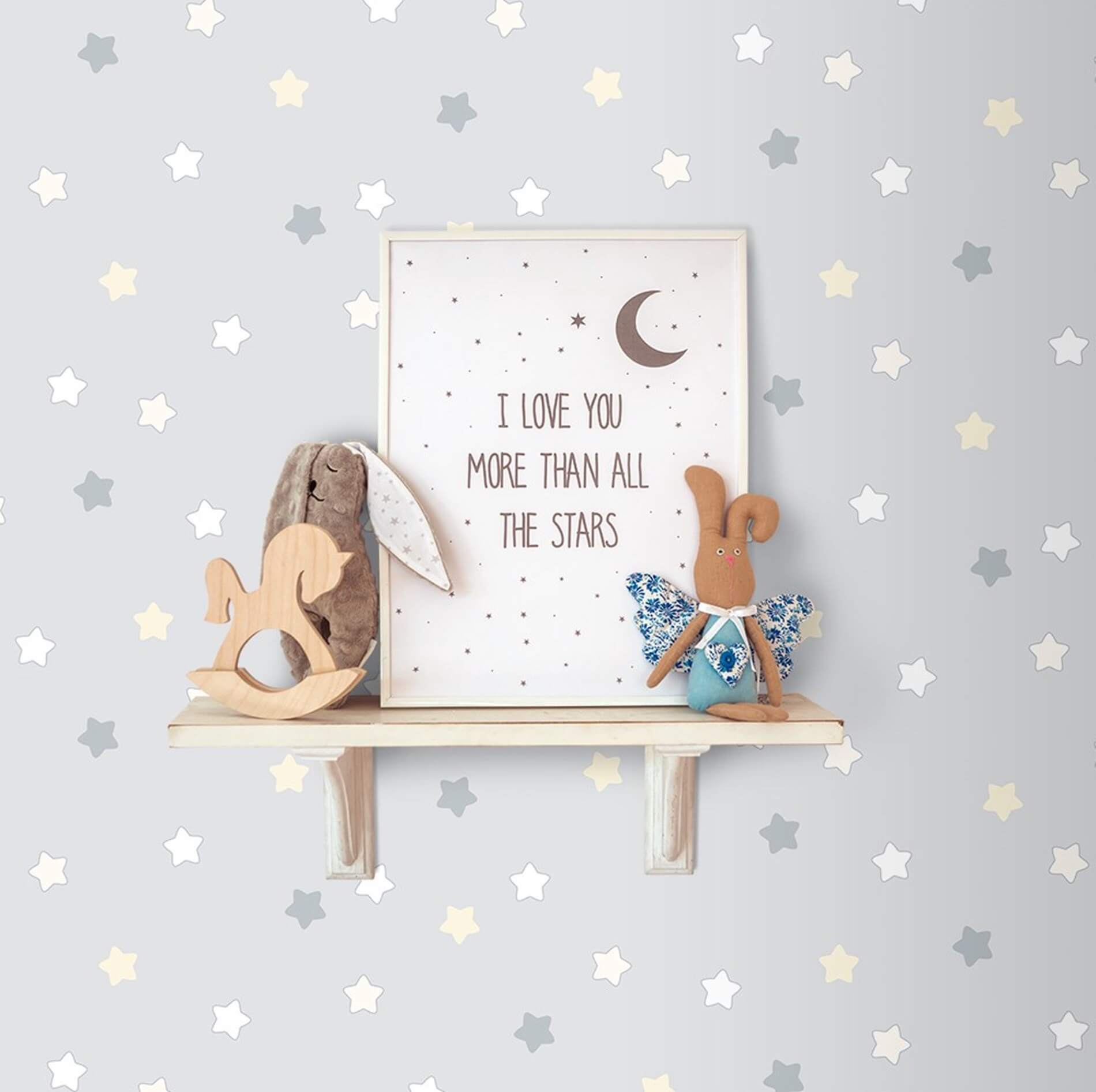 Tapeta w gwiazdki ICH Wallpaper 225-3 Etoiles Lullaby
