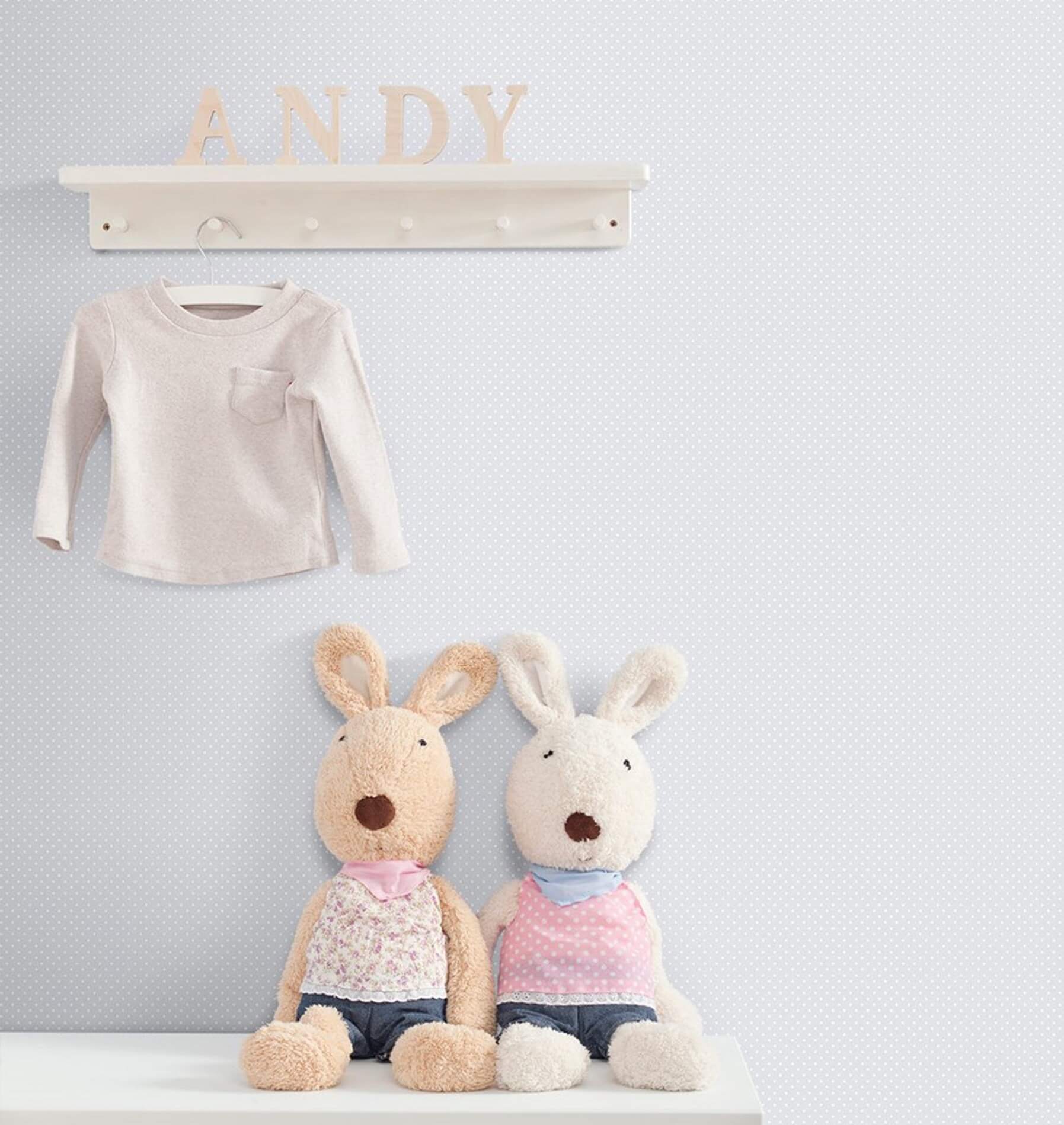 Tapeta w kropki ICH Wallpaper 227-3 Taupes Lullaby