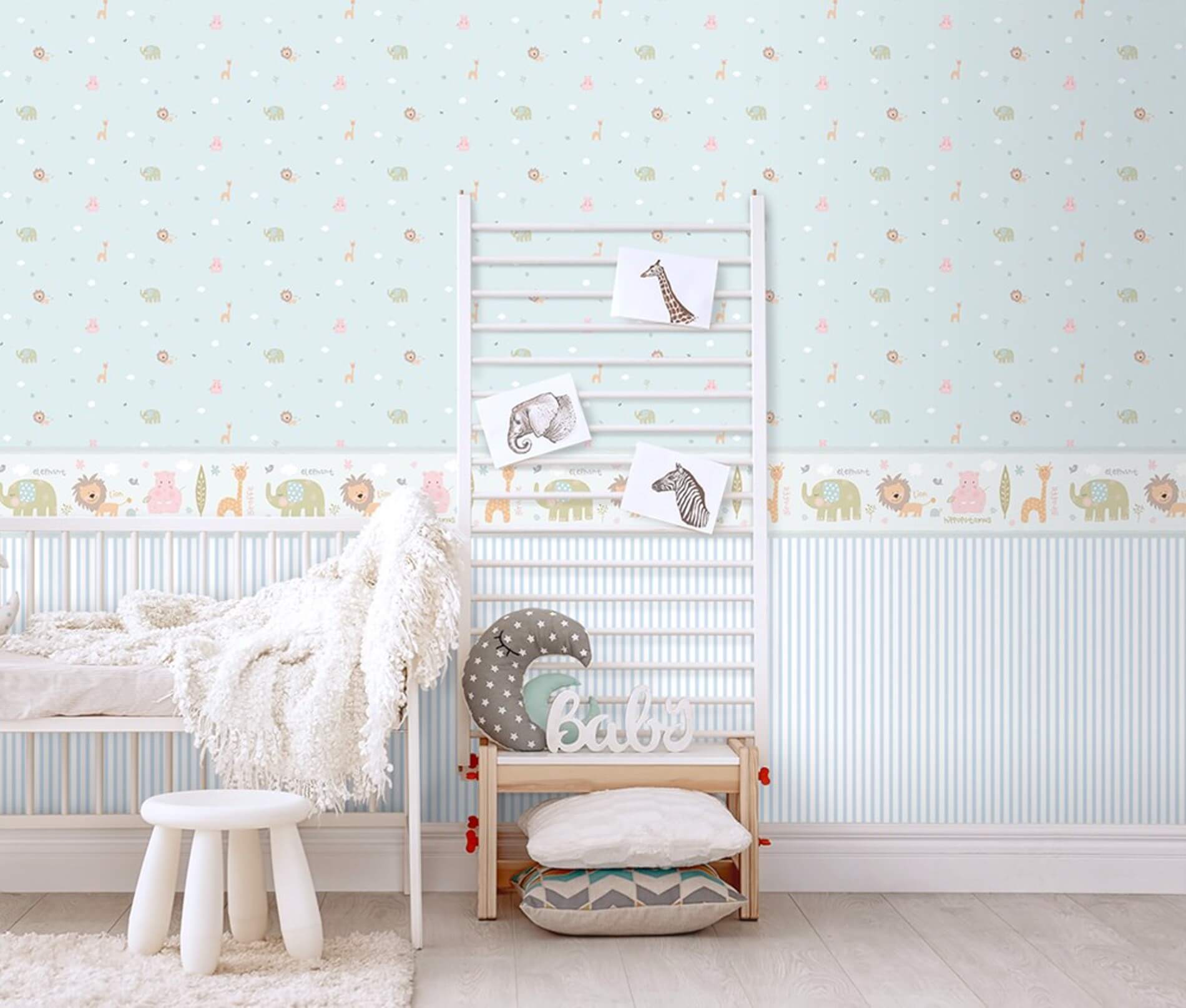 Tapeta w paski ICH Wallpaper 230-1 Fine Stripe Lullaby