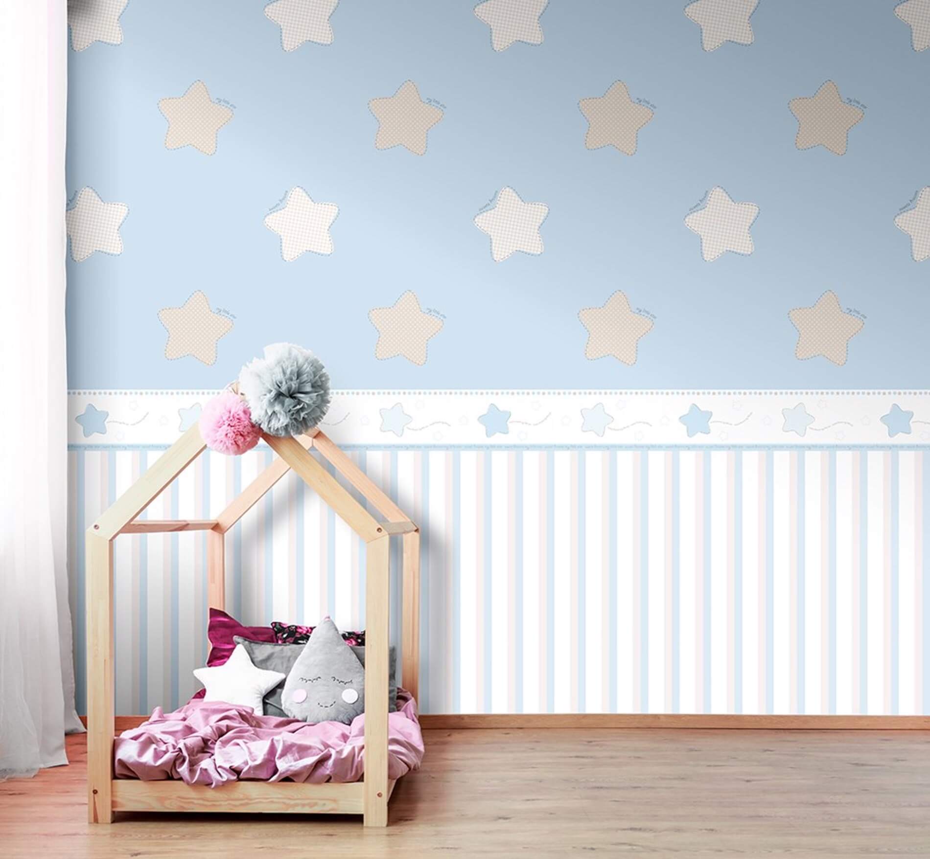 Border w gwiazdki ICH Wallpaper 244-1 Polaris Lullaby