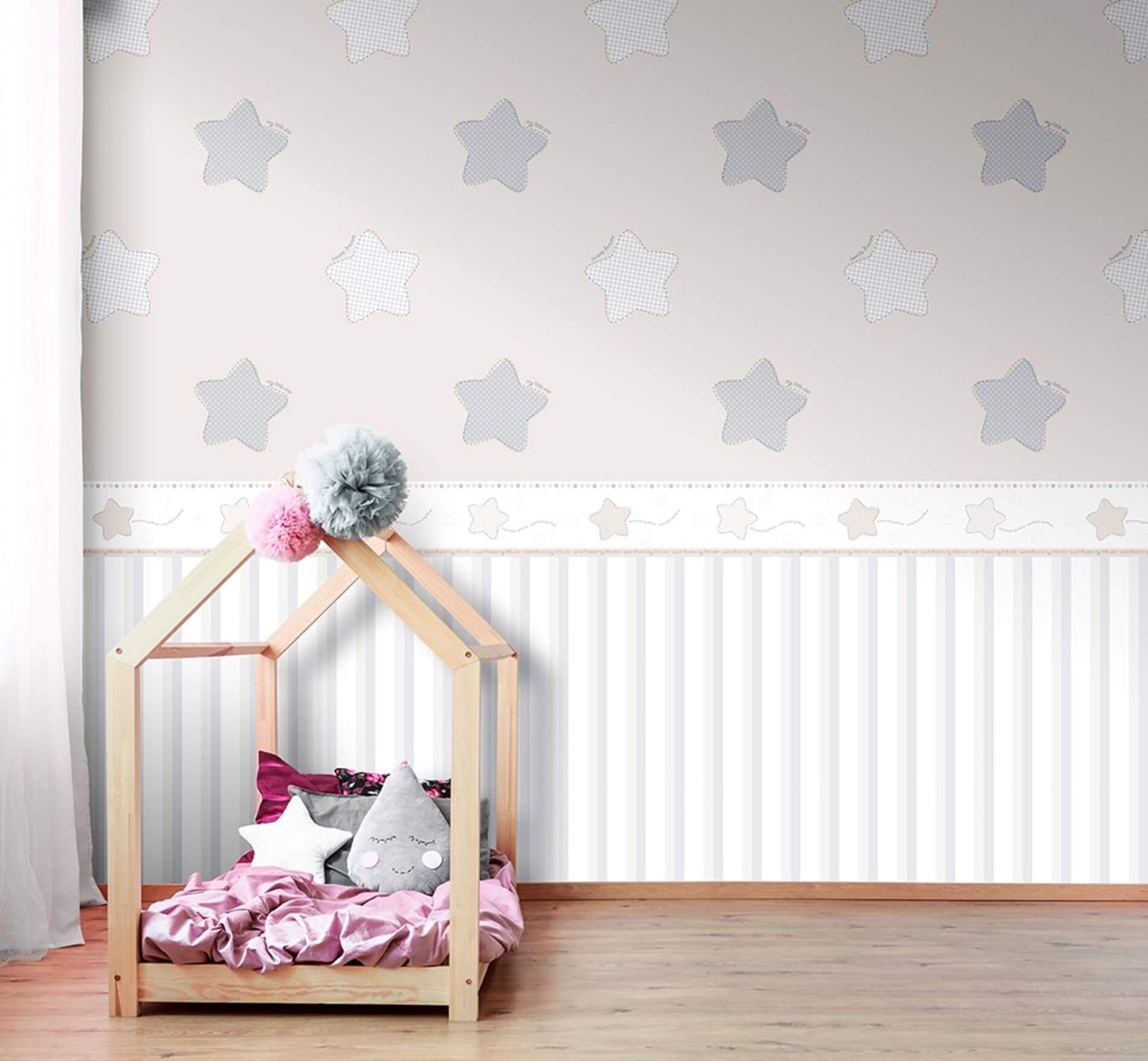 Border w gwiazdki ICH Wallpaper 244-3 Polaris Lullaby