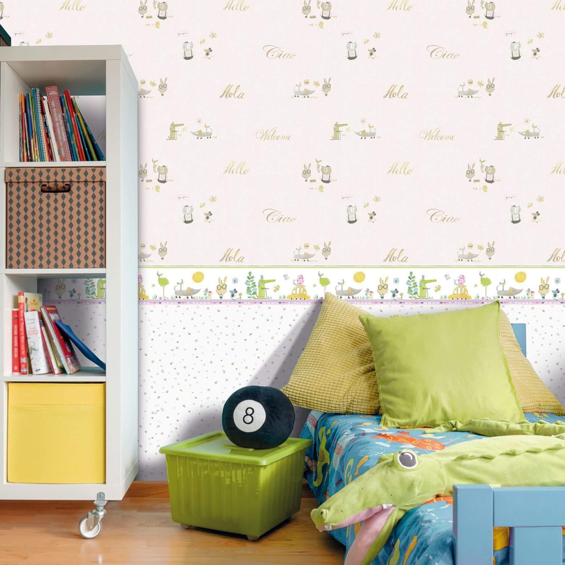 Tapeta w kropki do pokoju dziecka ICH Wallpaper 3354-2 Beep Oh La La