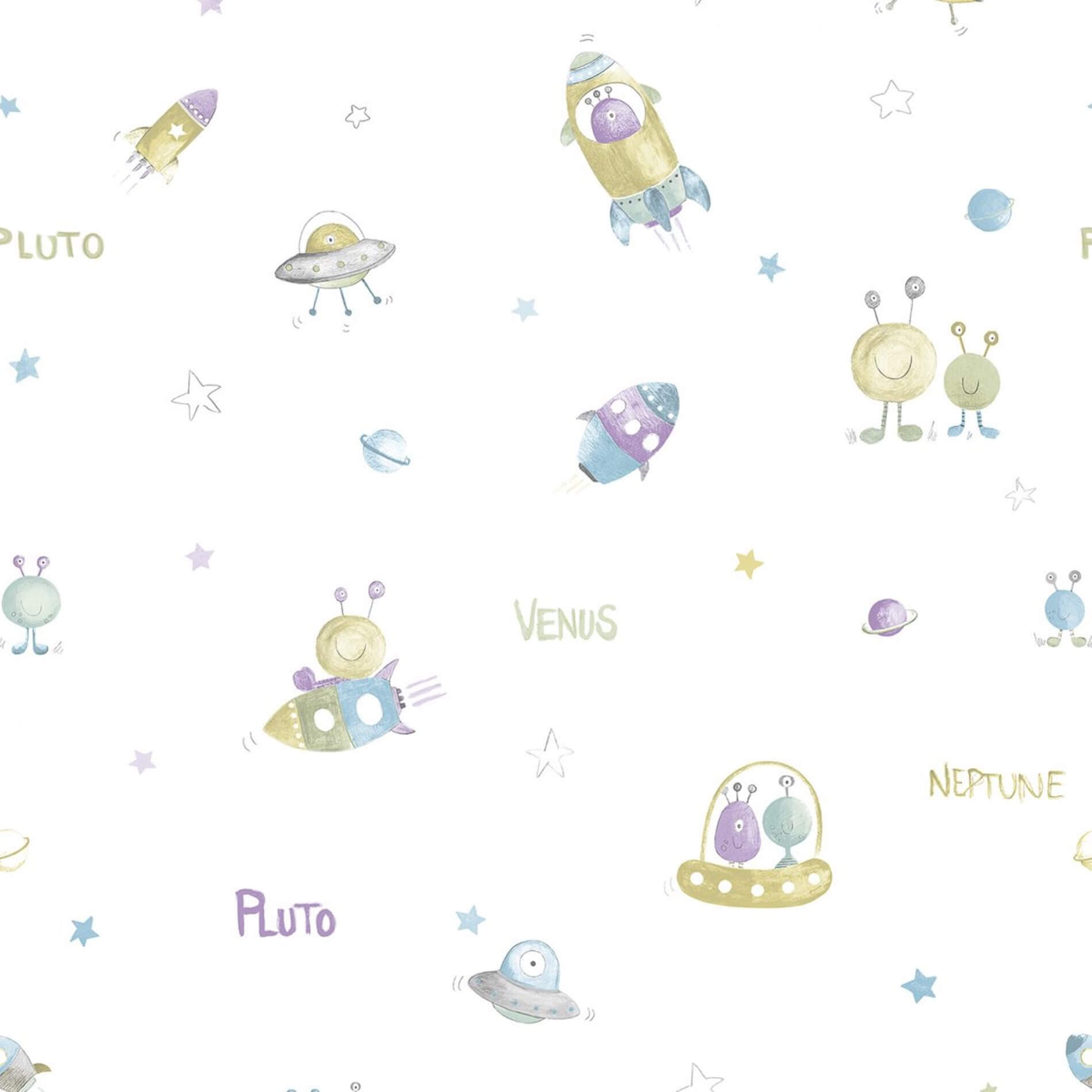 Tapeta kosmos ICH Wallpaper 3355-1 Marte Oh La La
