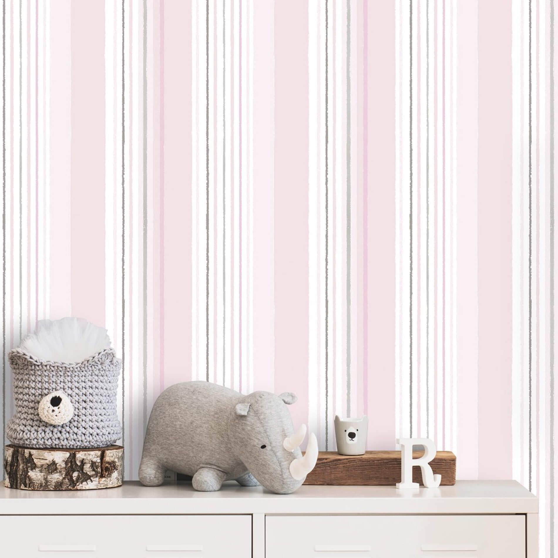 Tapeta w pasy ICH Wallpaper 3358-2 Oh Lala Stripe Oh La La