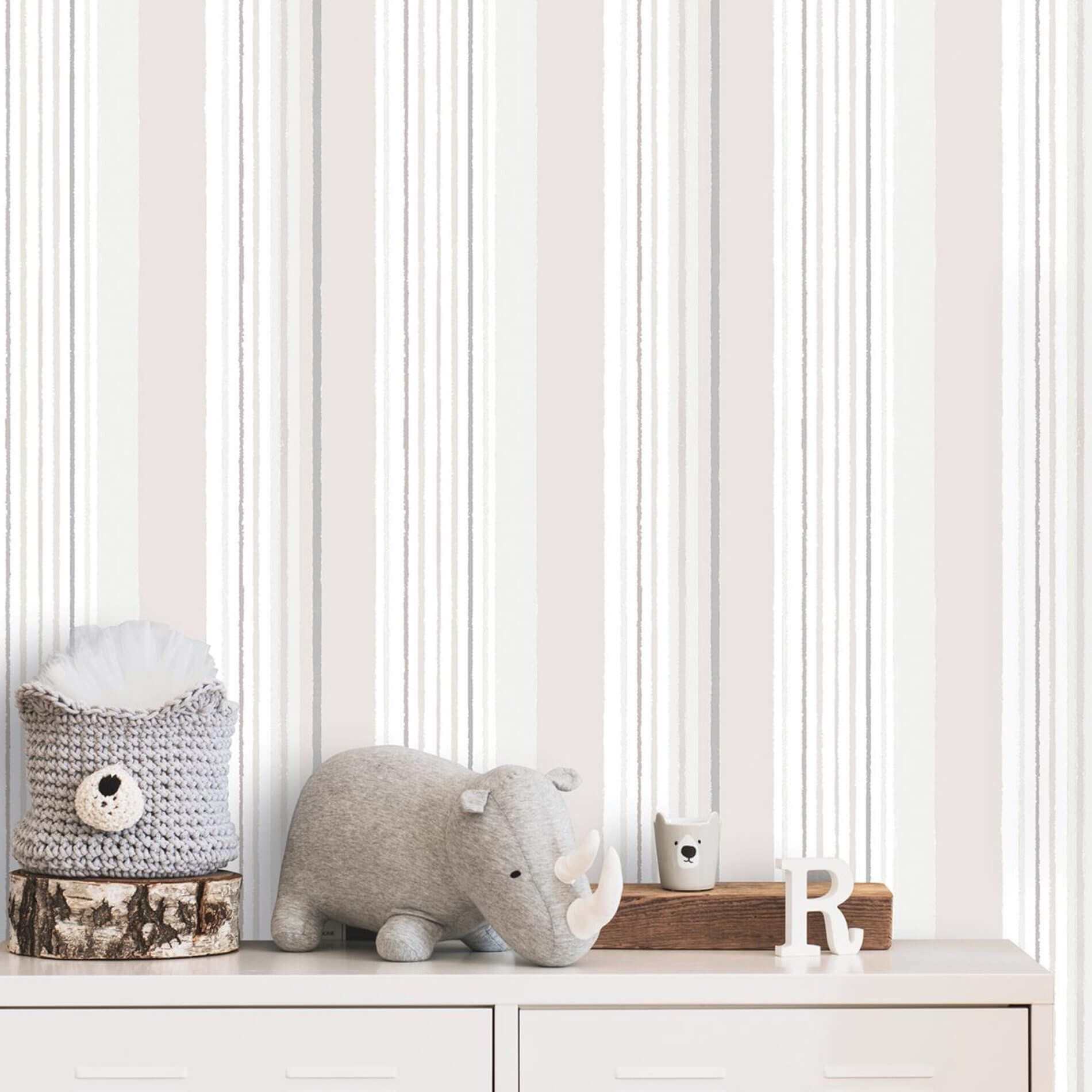 Tapeta w pasy ICH Wallpaper 3358-3 Oh Lala Stripe Oh La La