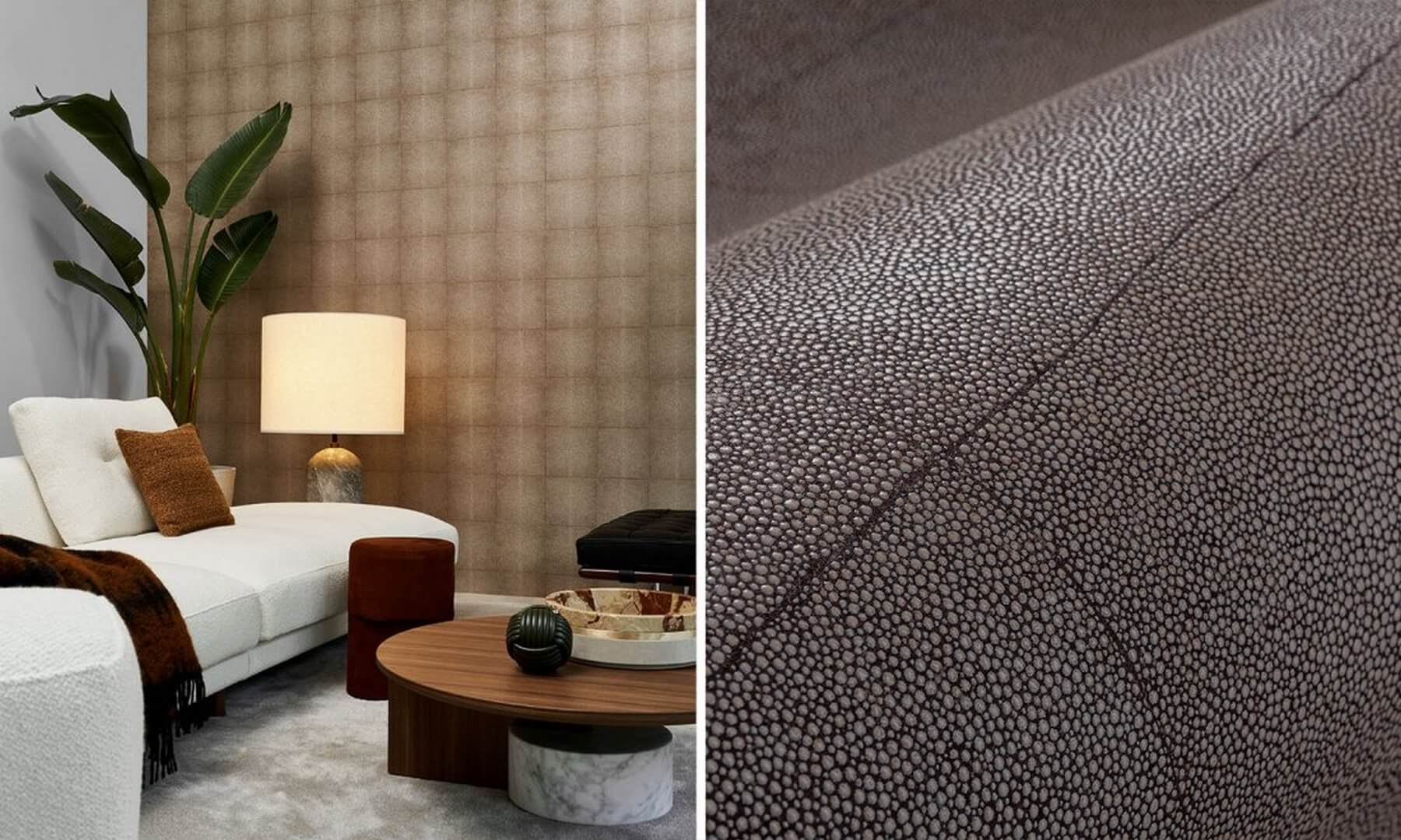 Tapeta imitująca skórę Arte 85525 Shagreen Icons