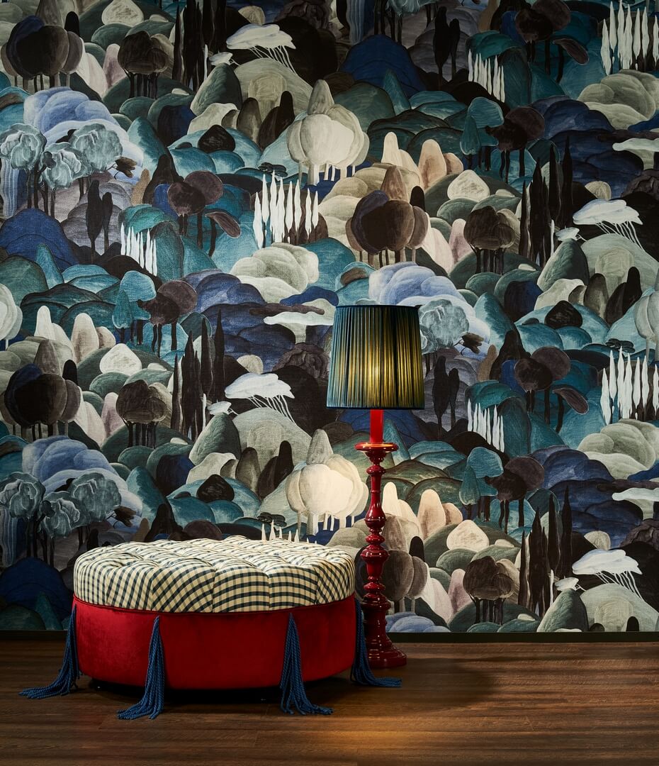 Tapeta z drzewami Arte 97502 All' Ombra Dei Cipressi Decors & Panoramiques