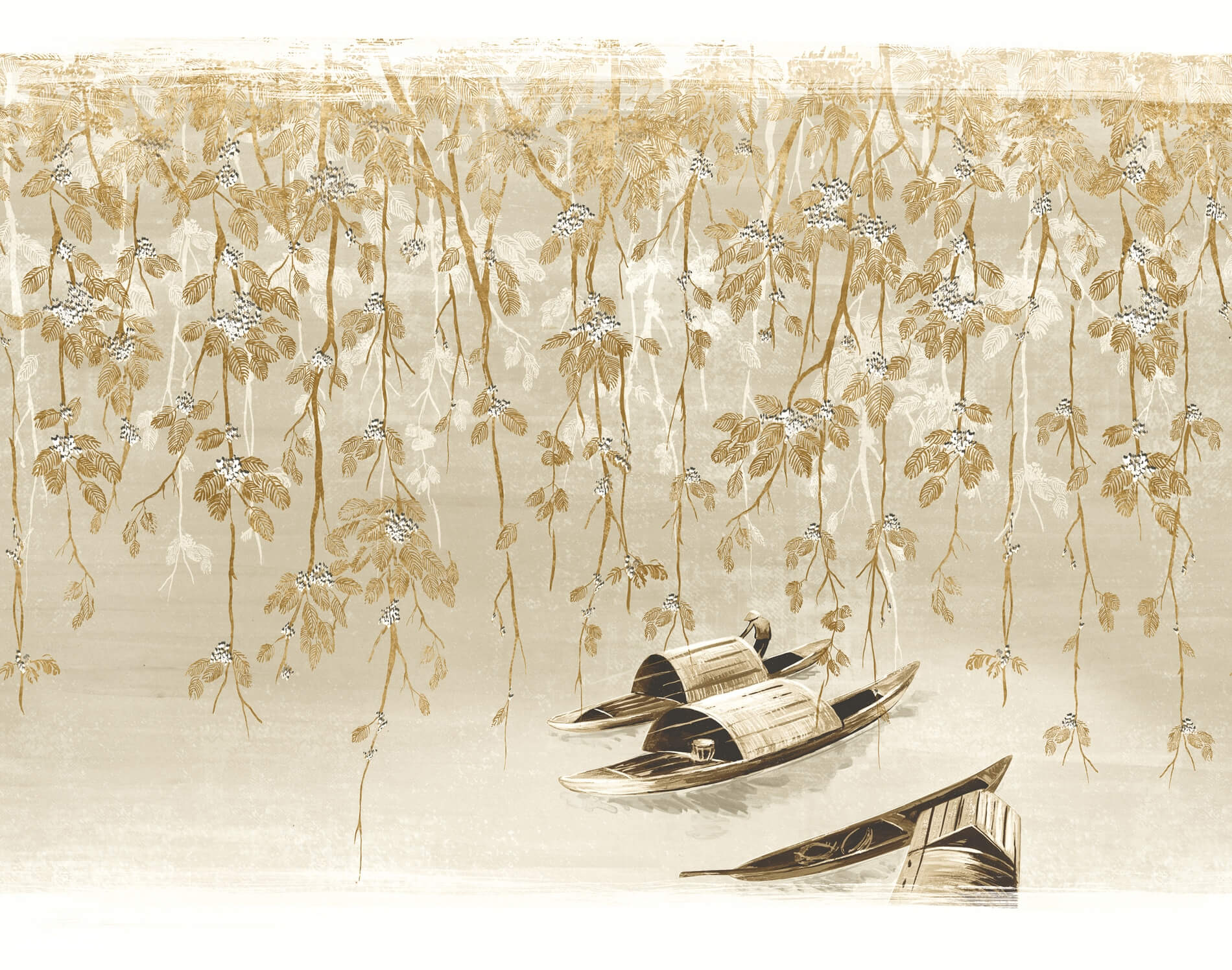 Mural z japońskim krajobrazem Khroma DGKIM2021 River Kimono