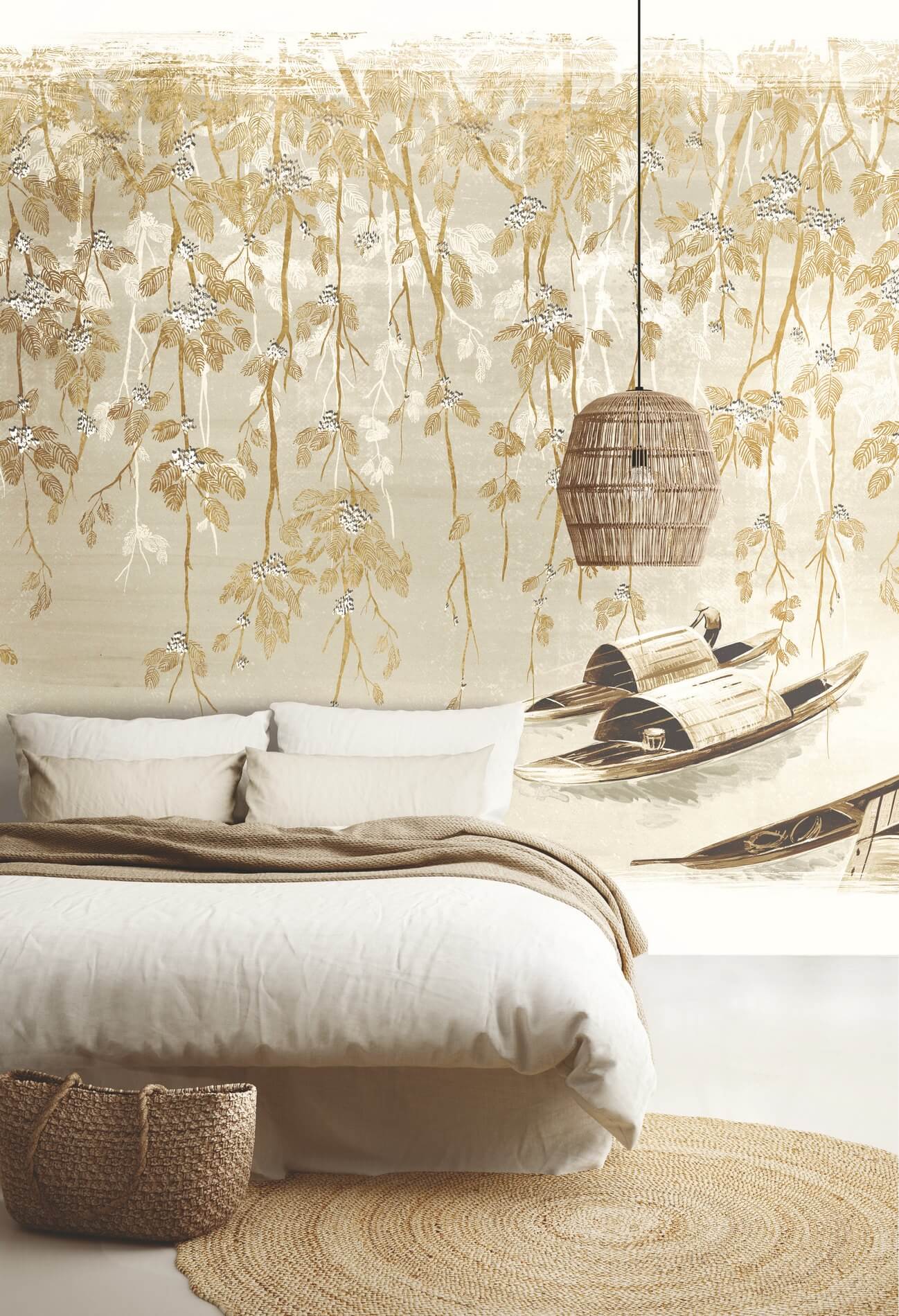 Mural z japońskim krajobrazem Khroma DGKIM2022 River Kimono