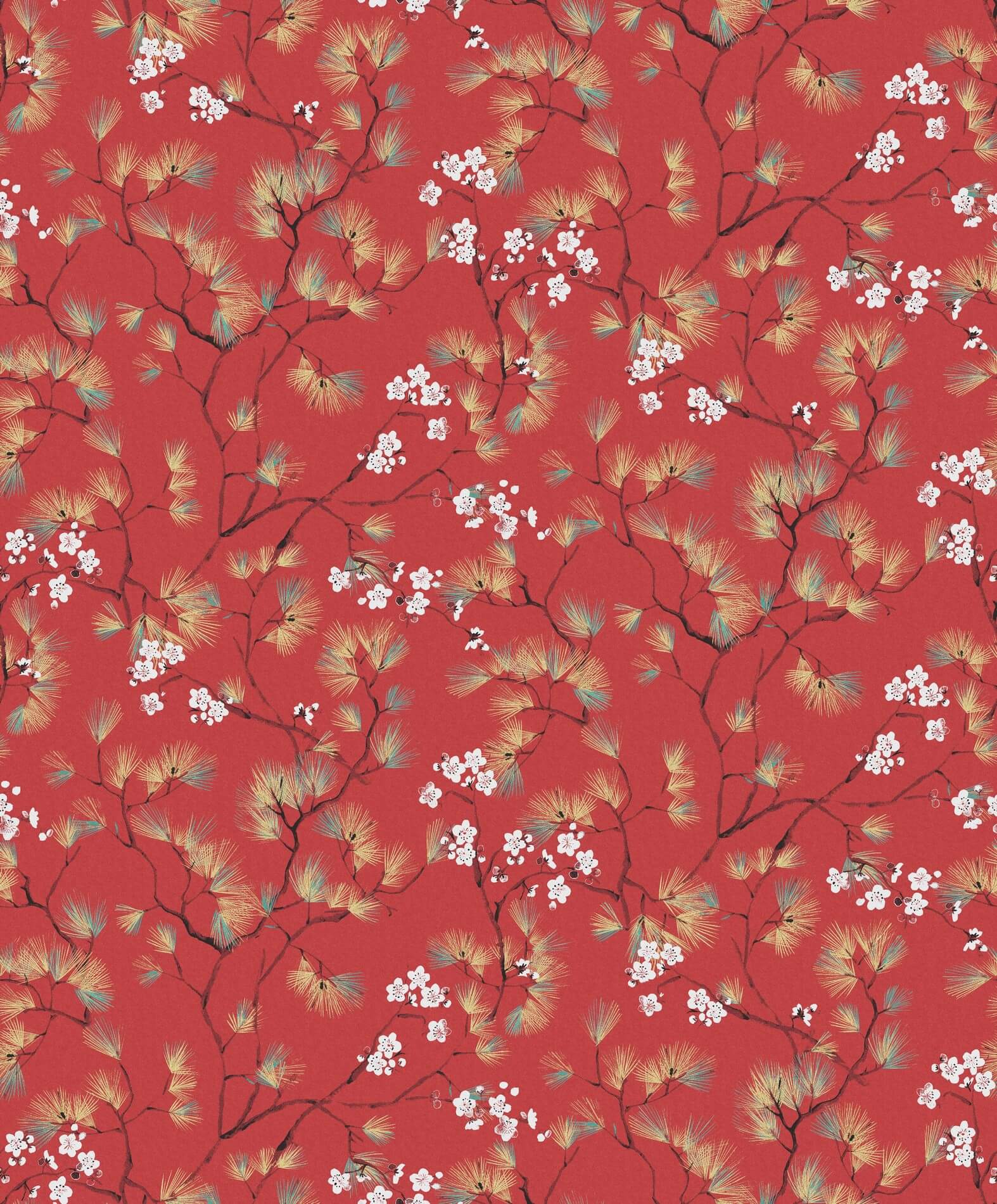 Tapeta kwitnące drzewo wiśni Khroma KIM107 Haru Kimono