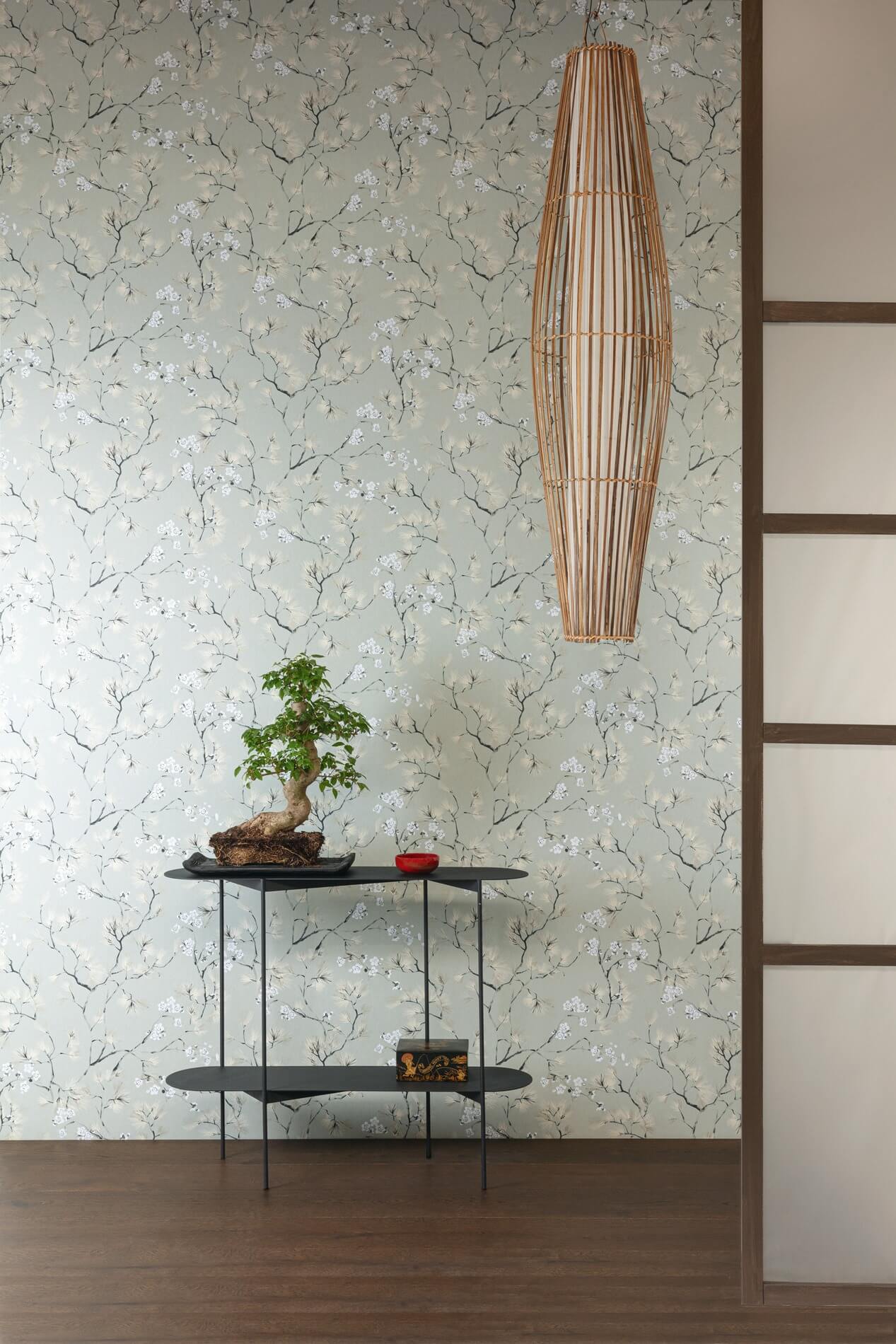 Tapeta kwitnące drzewo wiśni Khroma KIM108 Haru Kimono