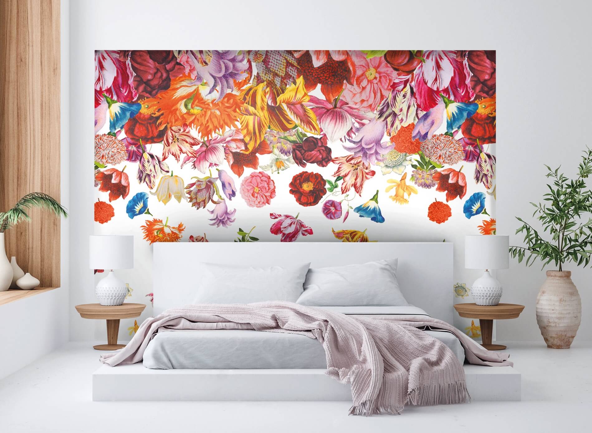 Mural w kwiaty Hohenberger 18003 Flower Rain Tropical